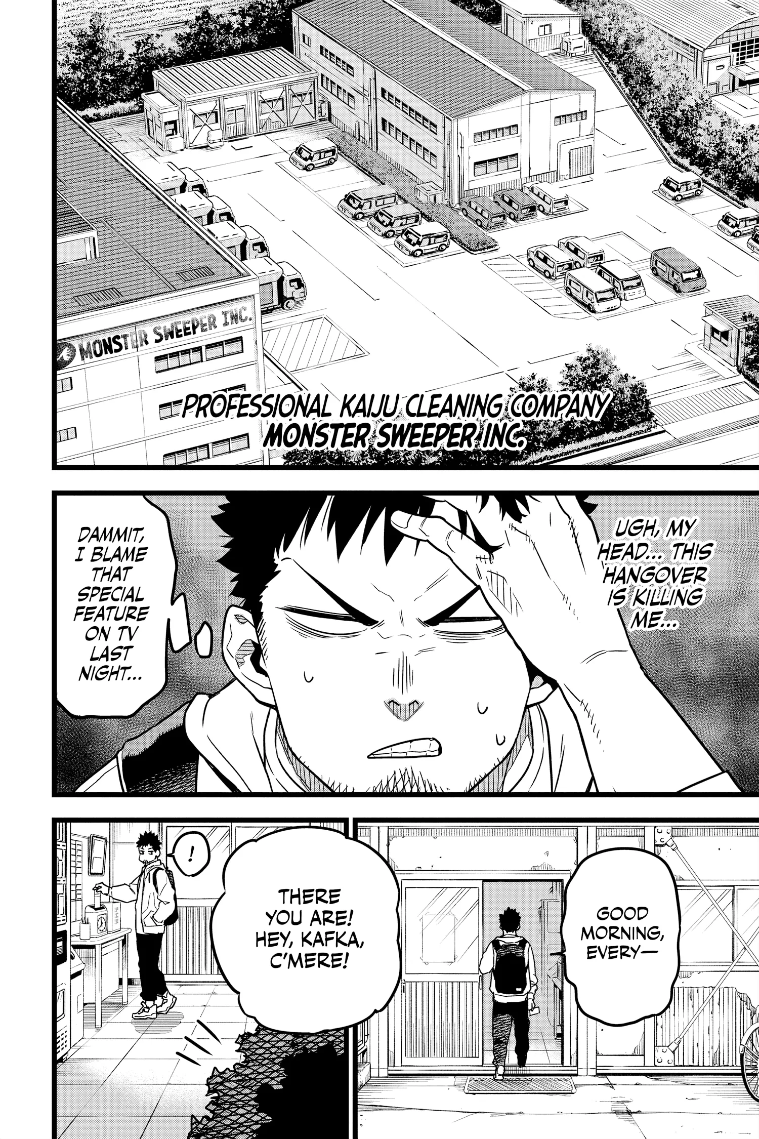 Kaiju No 8 Manga, chapter Vol 1, page 17