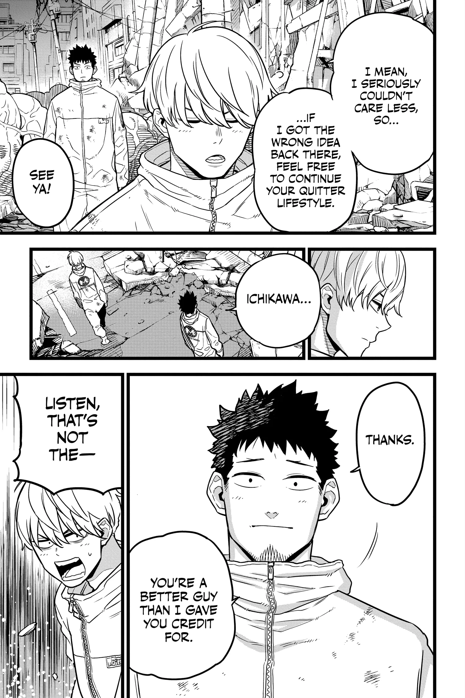 Kaiju No 8 Manga, chapter Vol 1, page 28