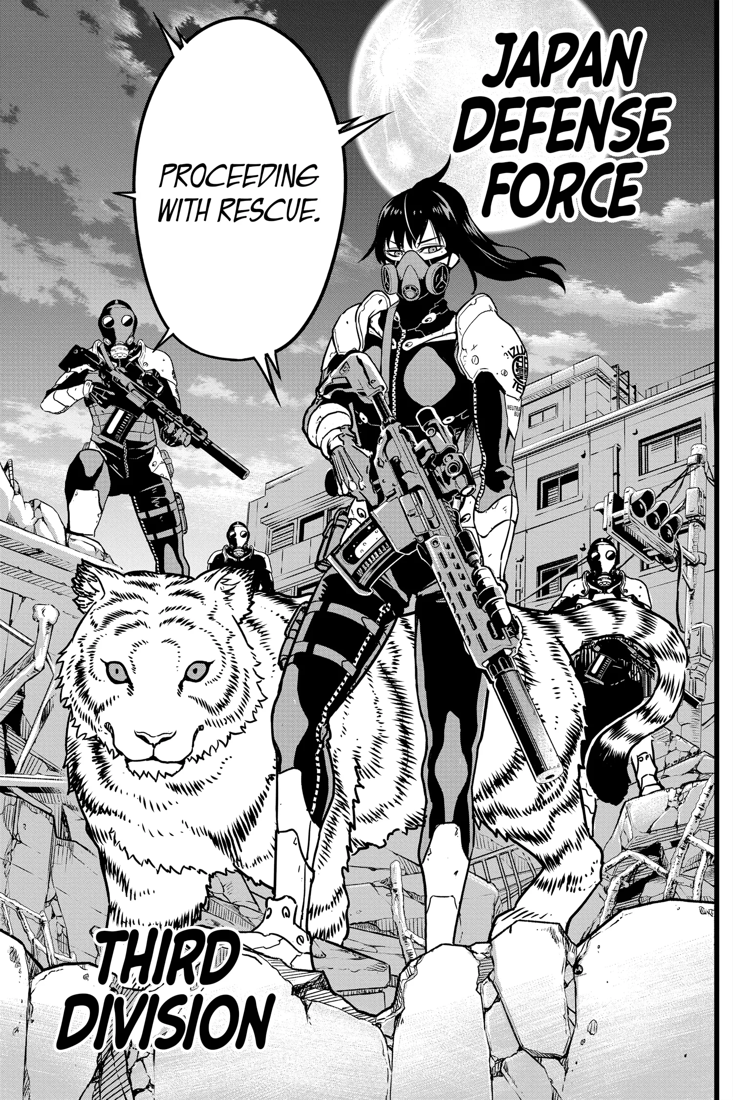 Kaiju No 8 Manga, chapter Vol 1, page 43