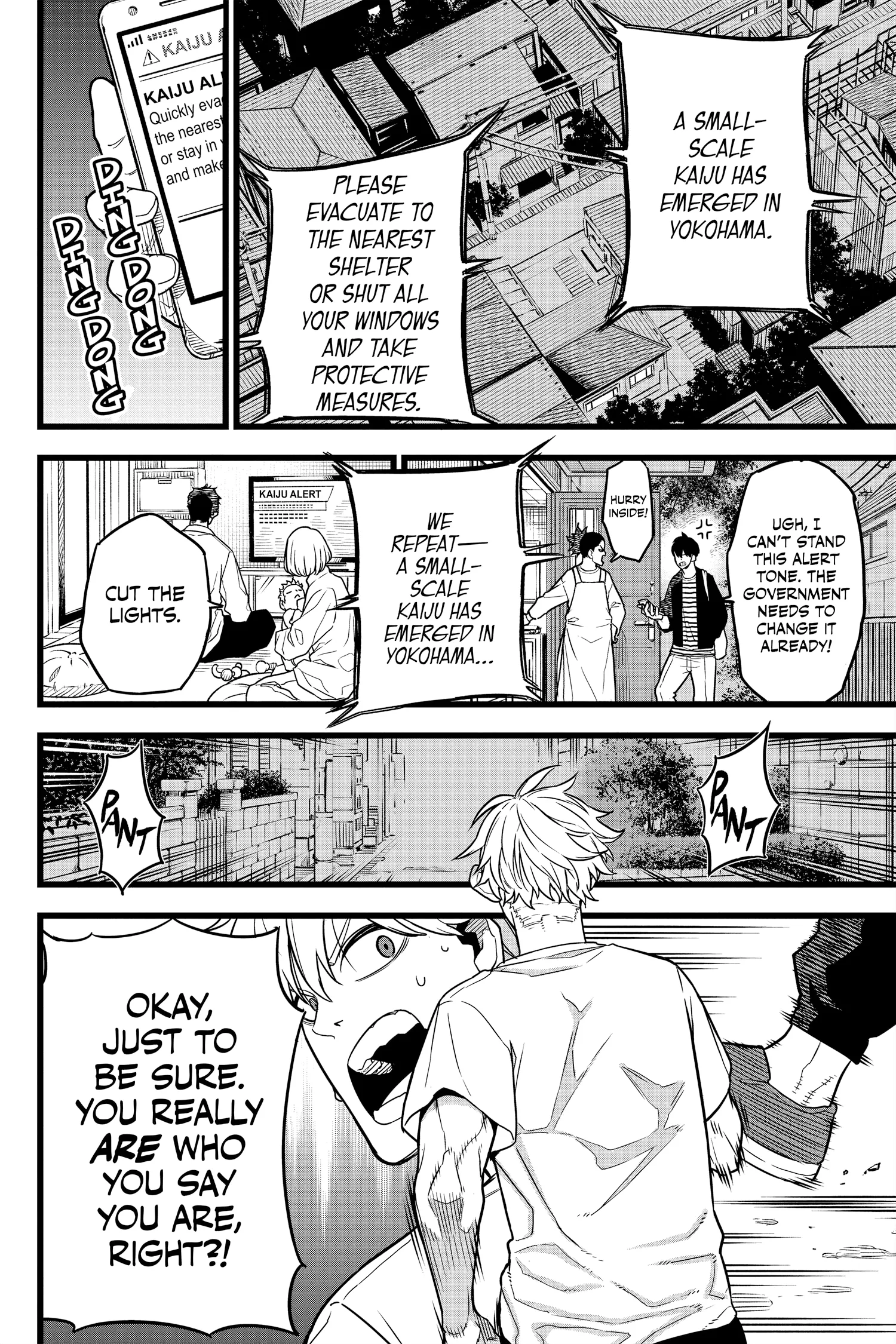 Kaiju No 8 Manga, chapter Vol 1, page 64