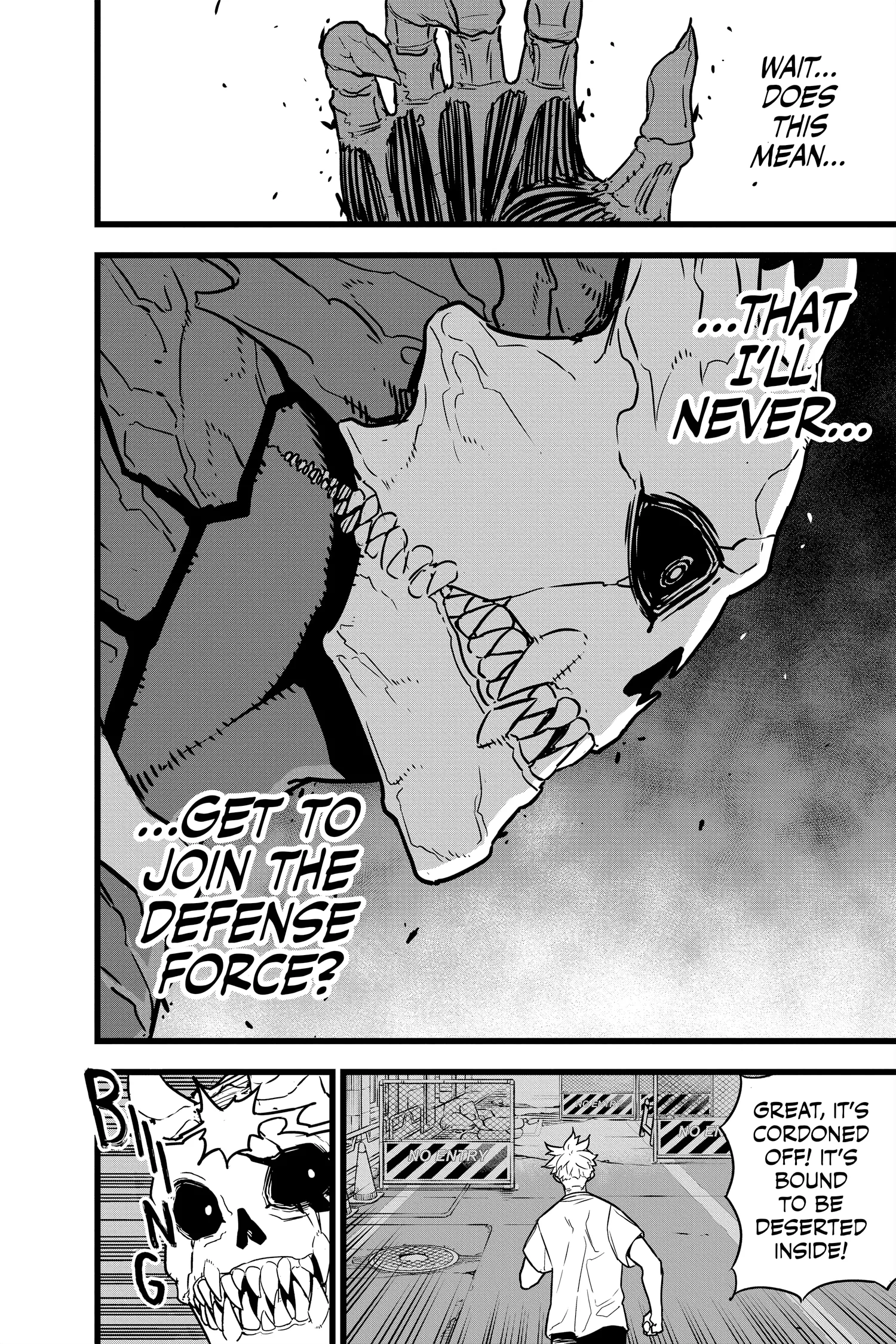 Kaiju No 8 Manga, chapter Vol 1, page 70