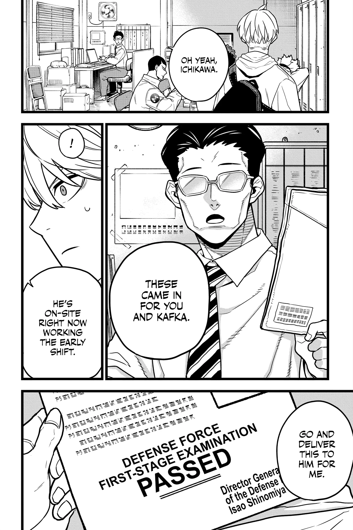 Kaiju No 8 Manga, chapter Vol 1, page 93