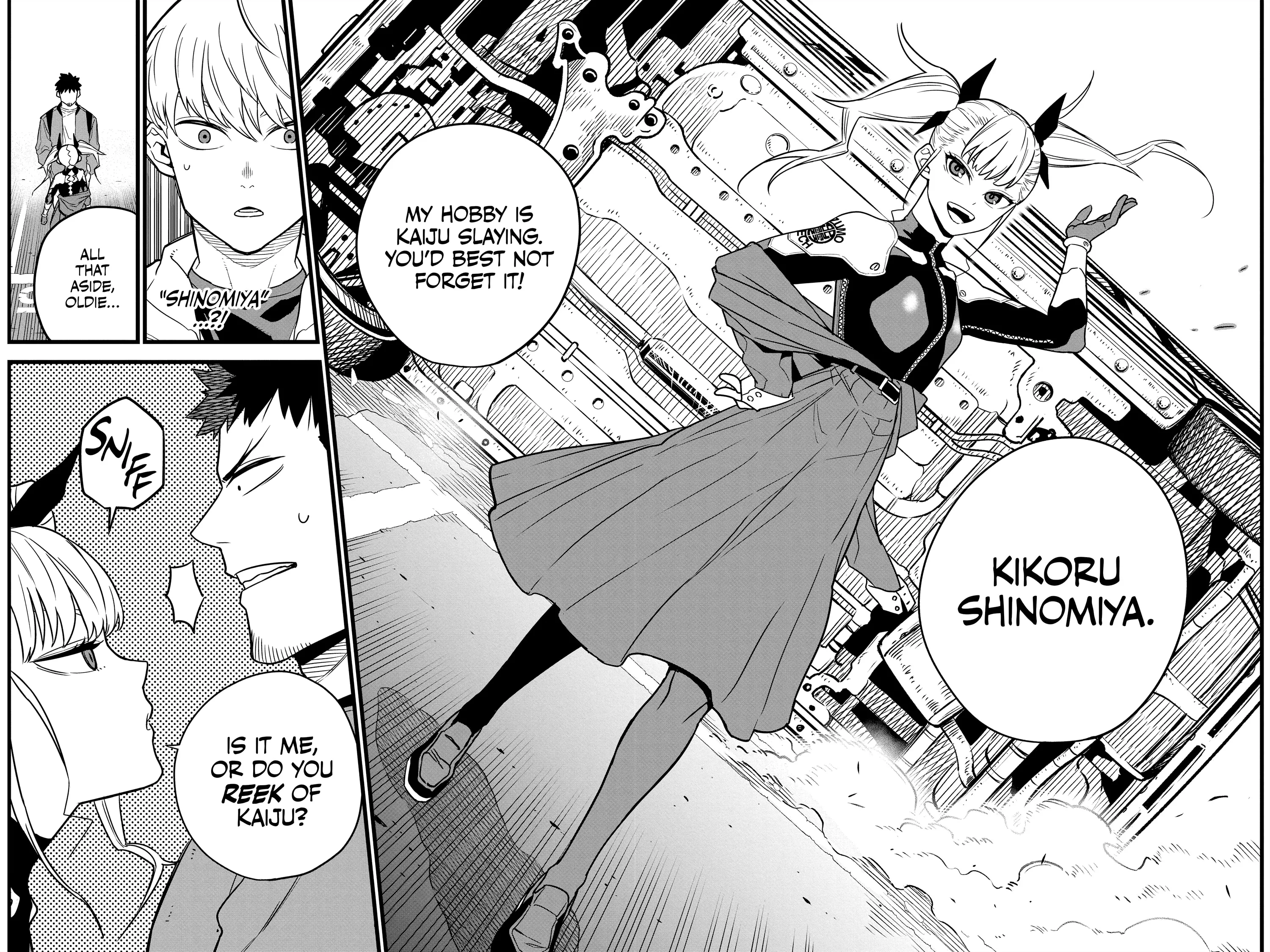 Kaiju No 8 Manga, chapter Vol 1, page 111