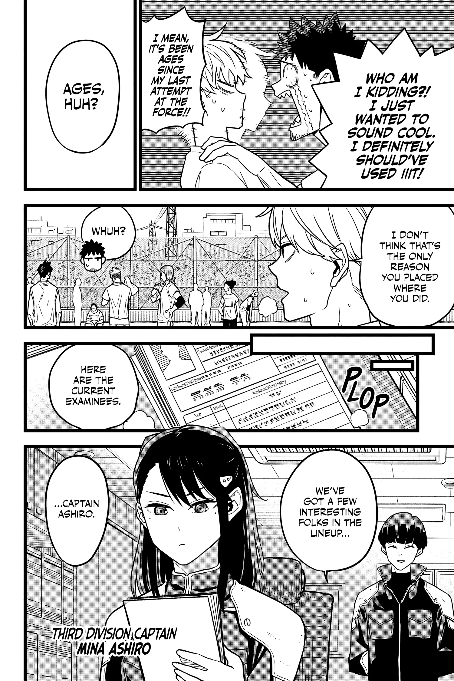 Kaiju No 8 Manga, chapter Vol 1, page 122