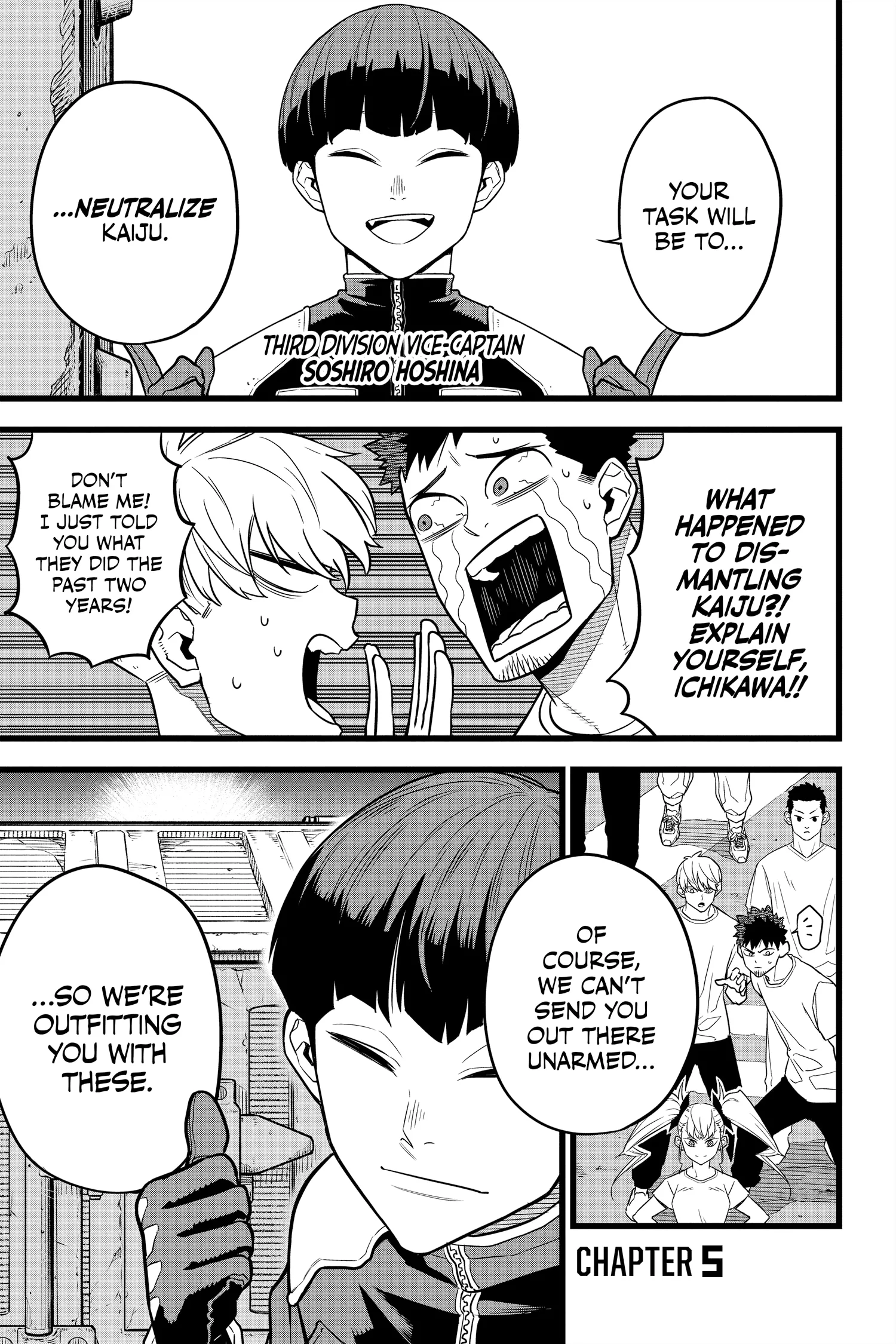 Kaiju No 8 Manga, chapter Vol 1, page 133