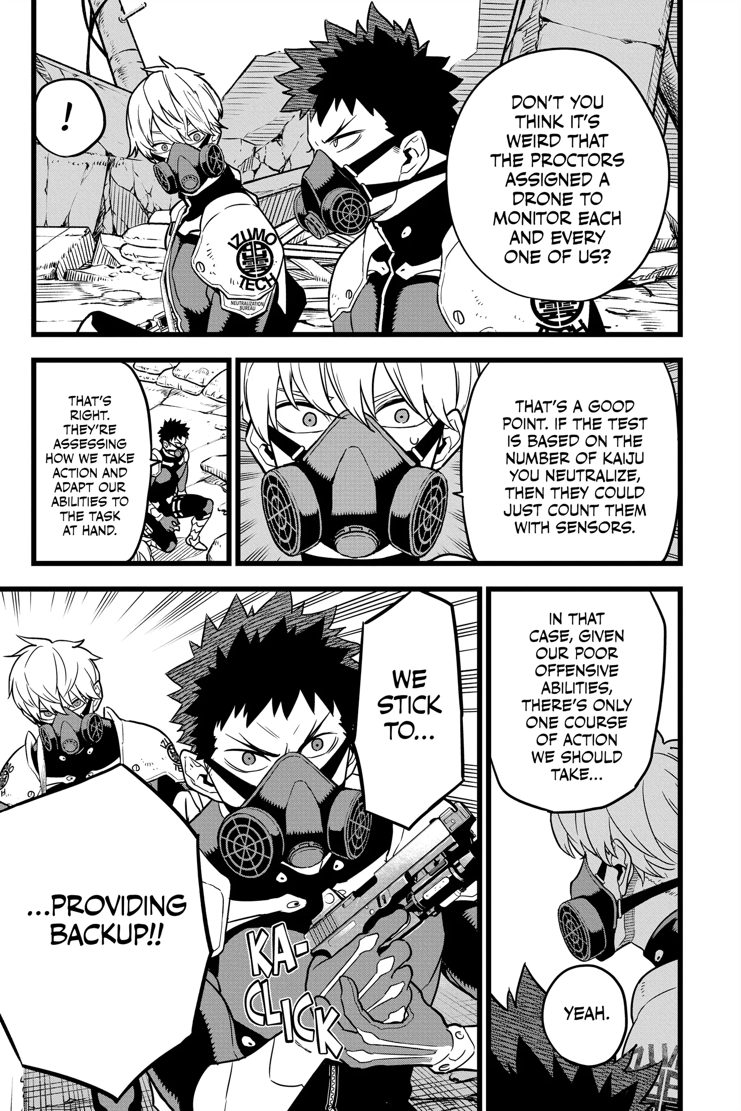 Kaiju No 8 Manga, chapter Vol 1, page 144
