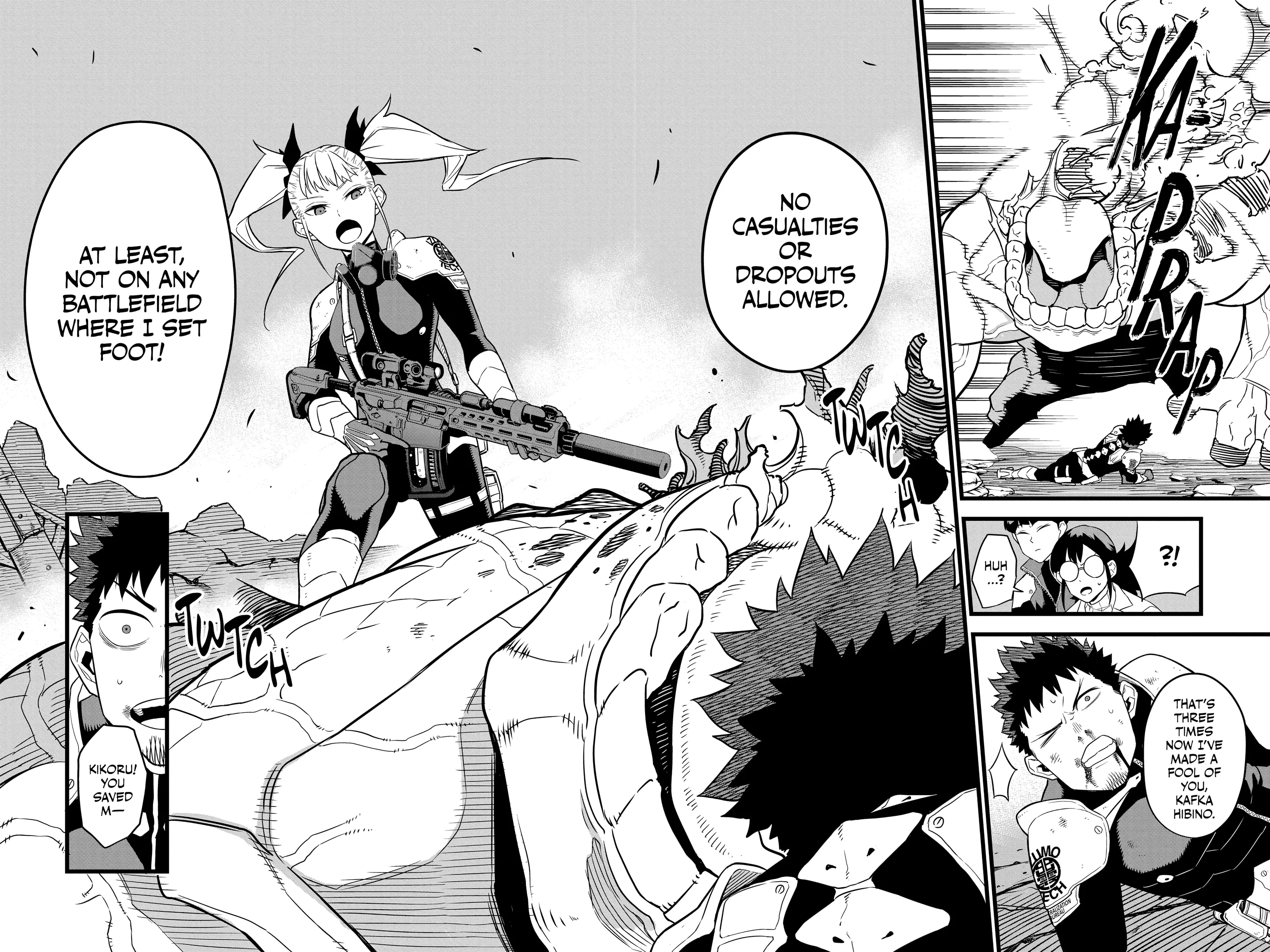 Kaiju No 8 Manga, chapter Vol 1, page 153
