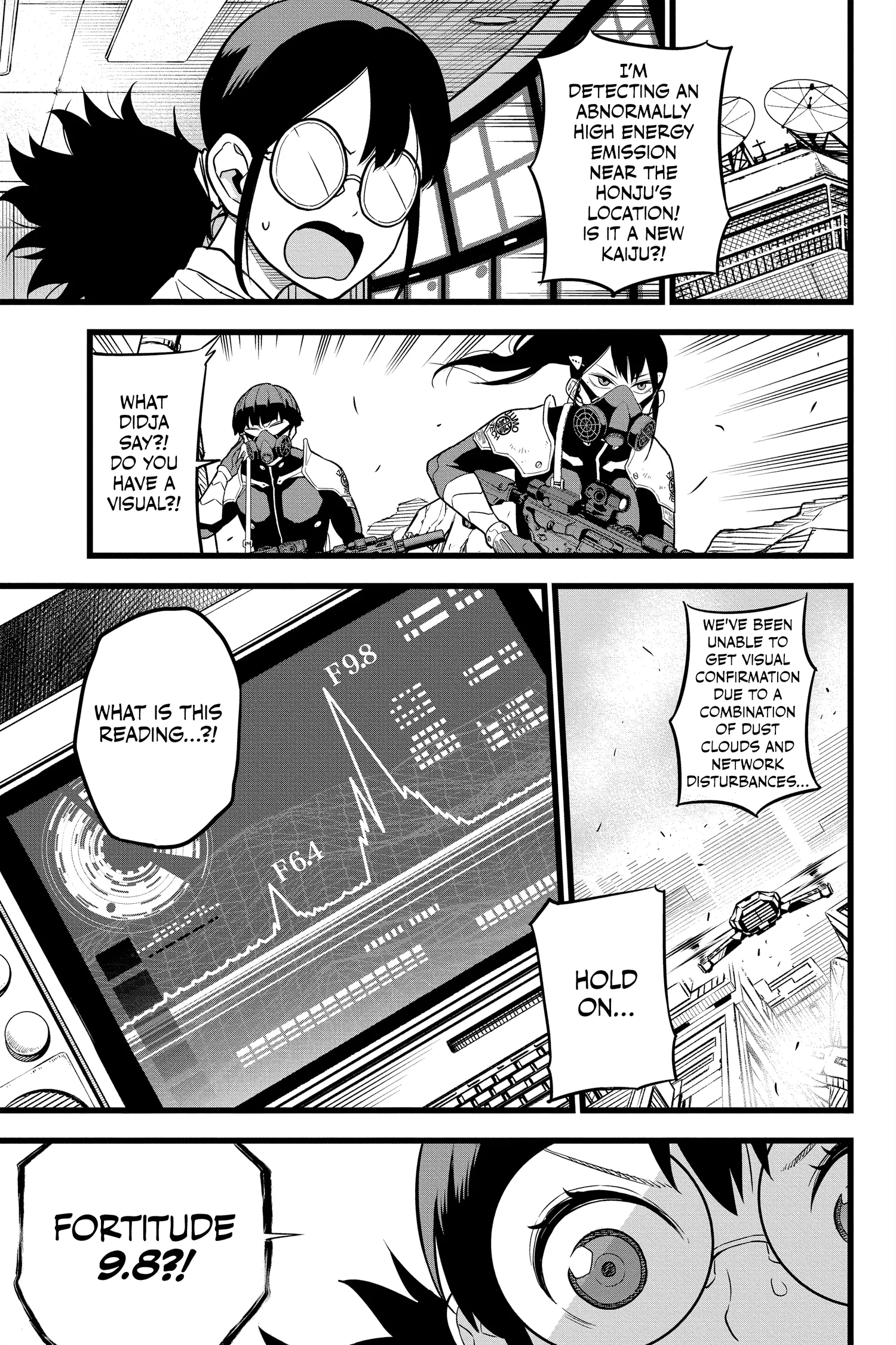 Kaiju No 8 Manga, chapter Vol 2, page 12
