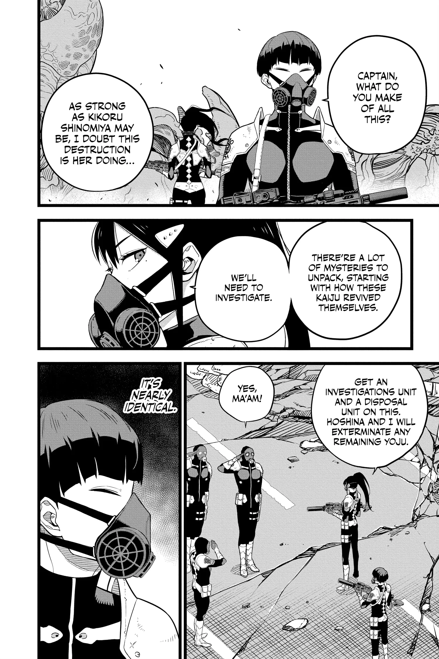 Kaiju No 8 Manga, chapter Vol 2, page 30
