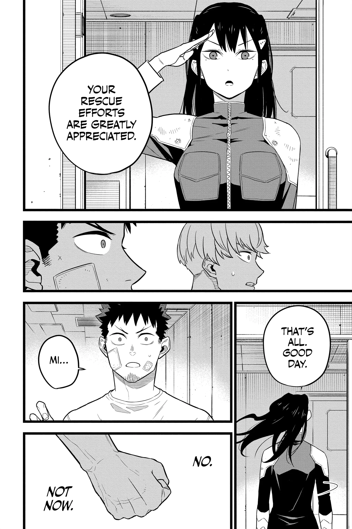 Kaiju No 8 Manga, chapter Vol 2, page 36