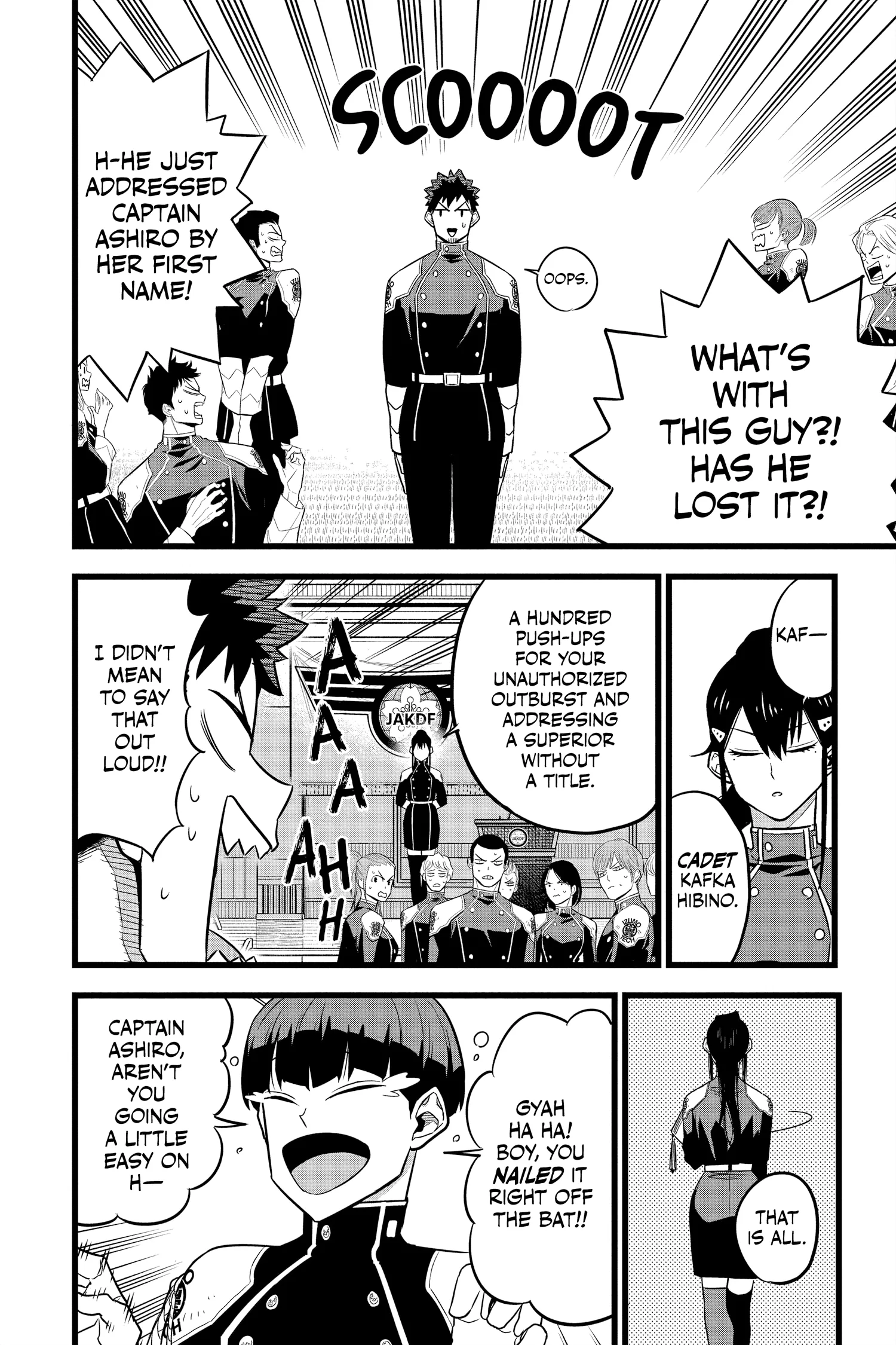 Kaiju No 8 Manga, chapter Vol 2, page 58