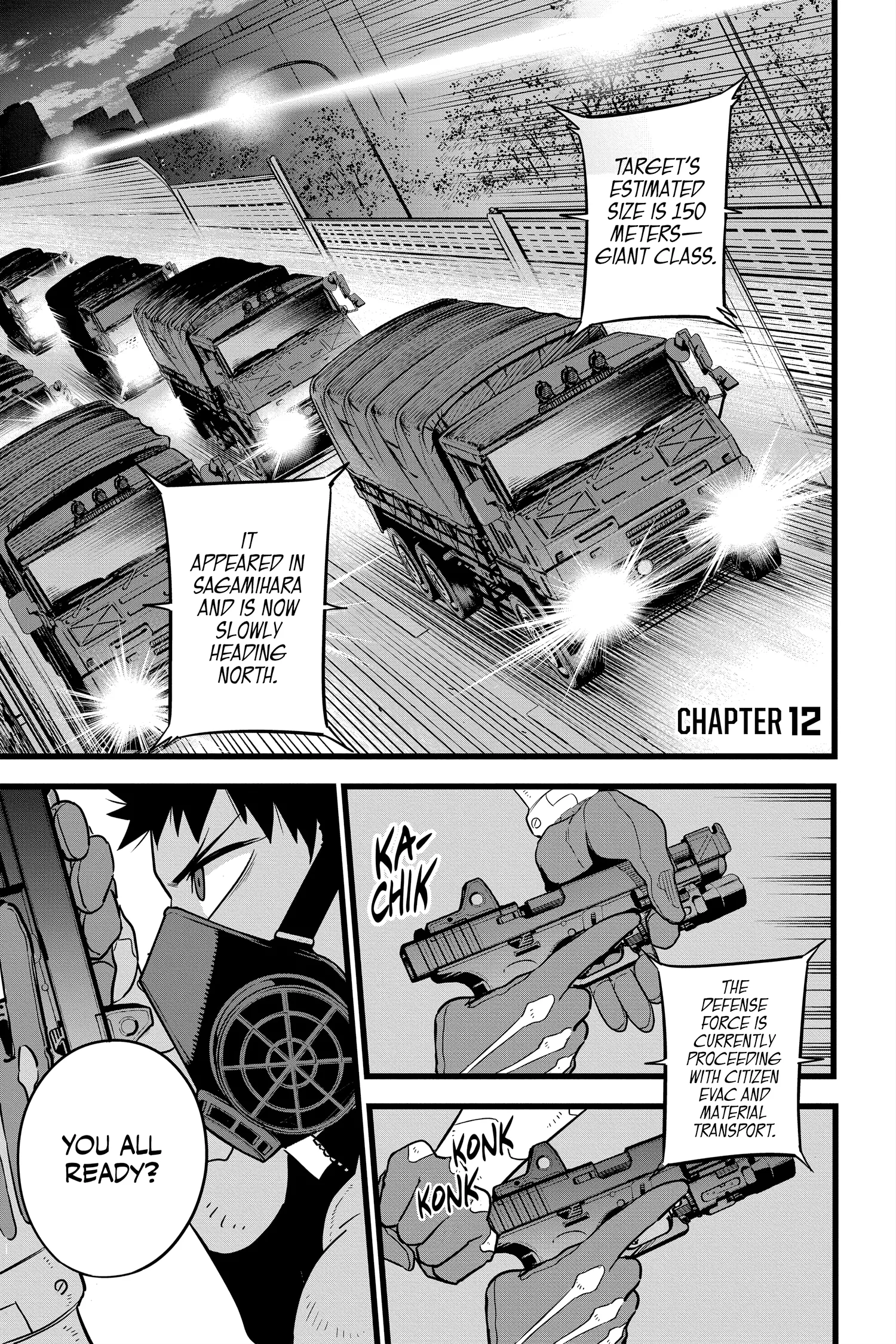 Kaiju No 8 Manga, chapter Vol 2, page 83