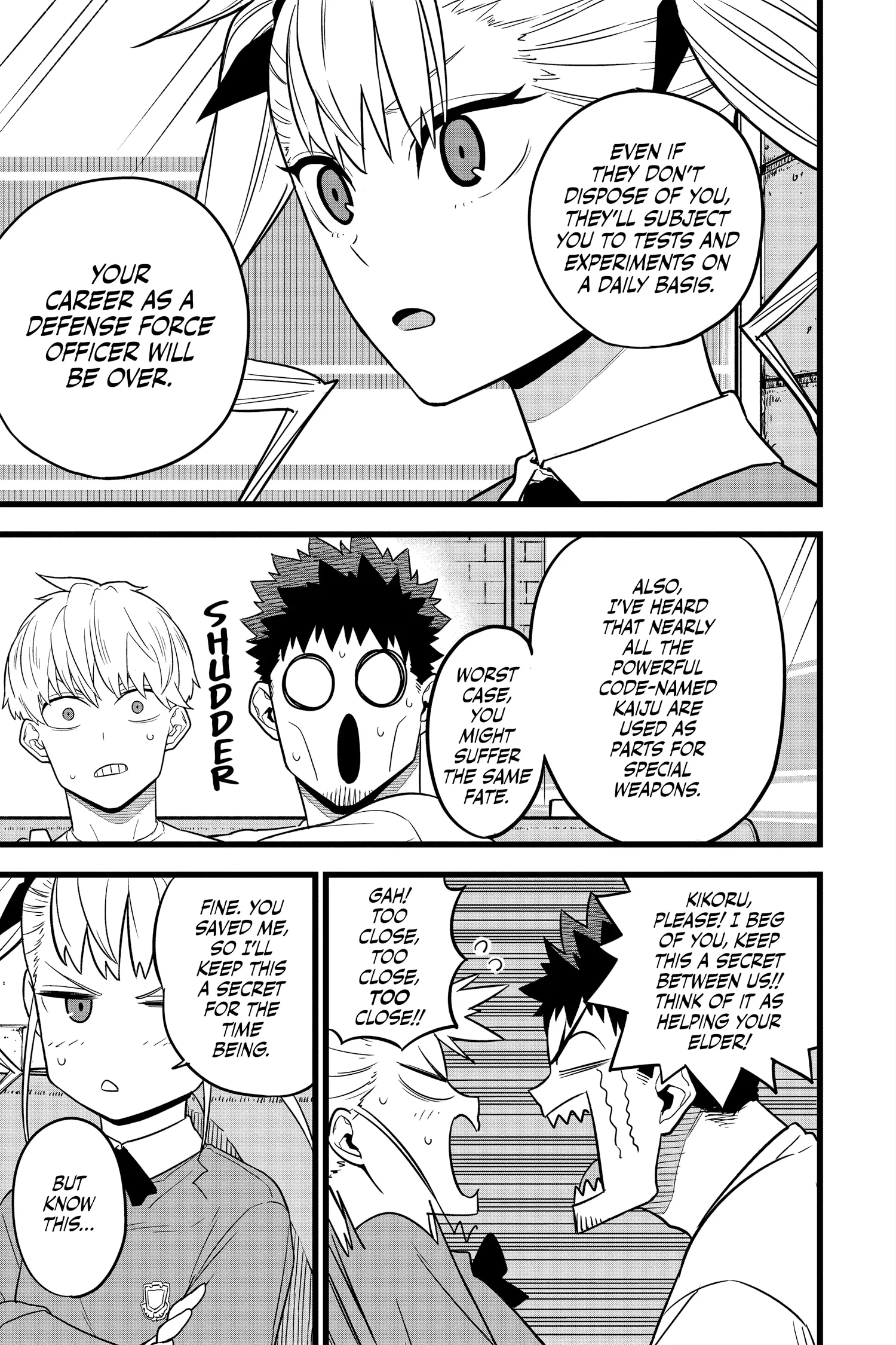 Kaiju No 8 Manga, chapter Vol 2, page 86
