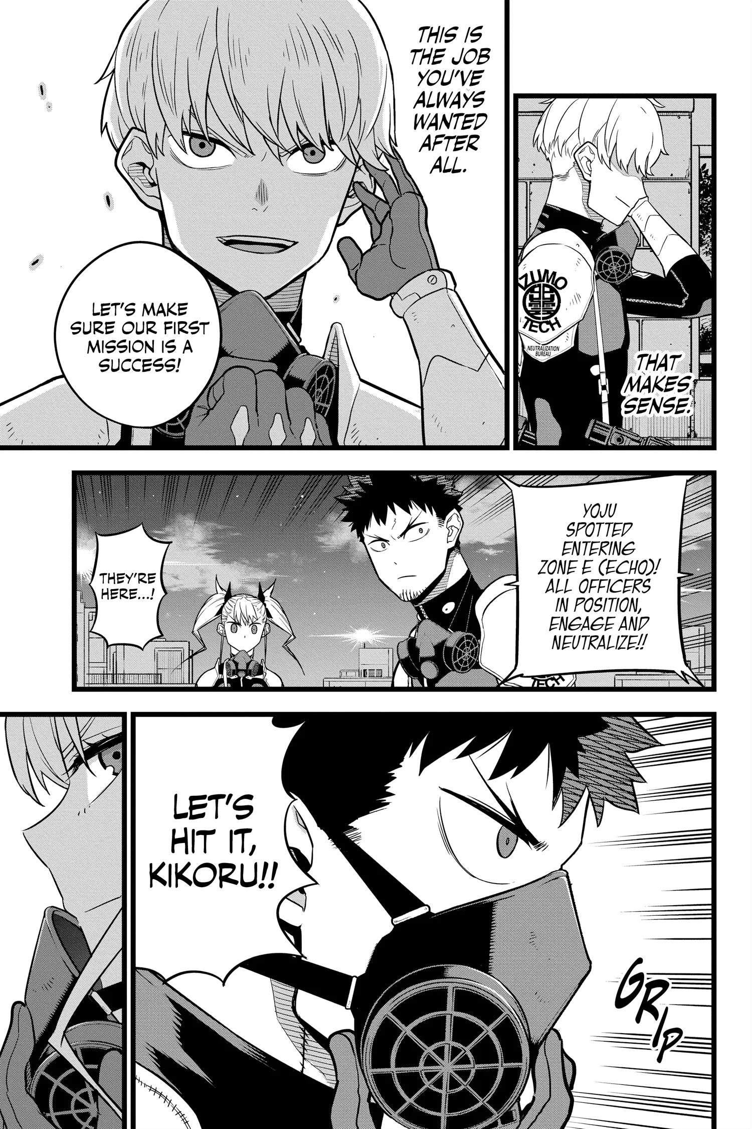 Kaiju No 8 Manga, chapter Vol 2, page 97