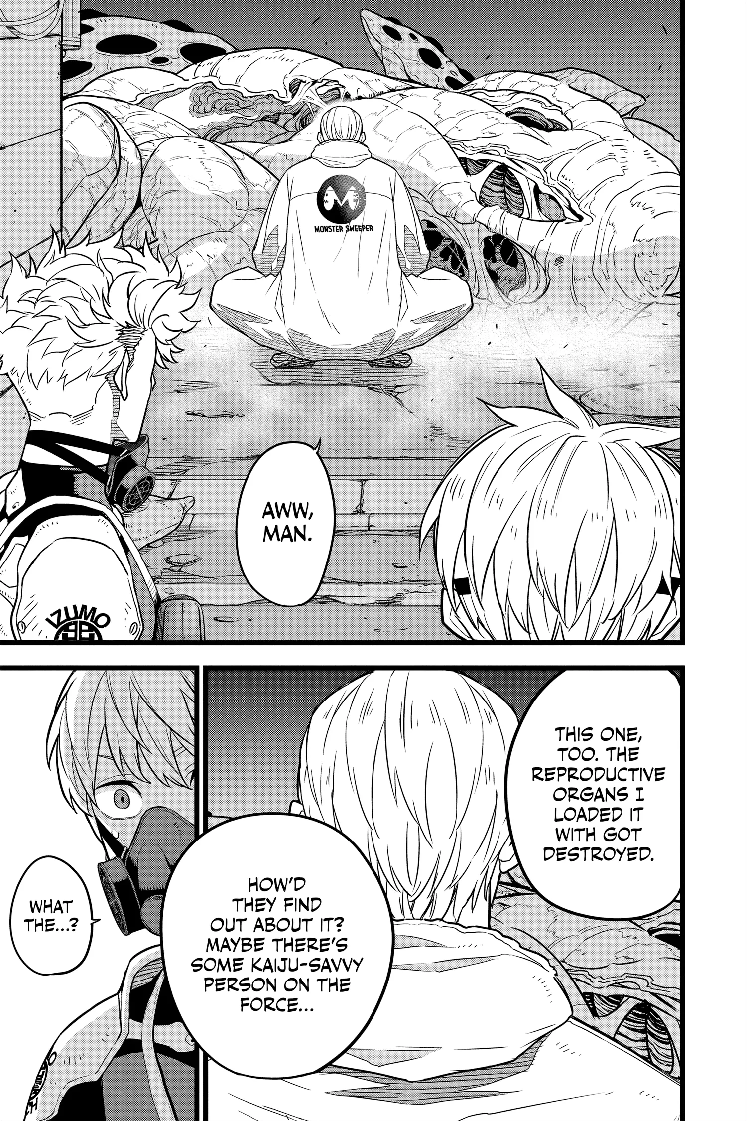 Kaiju No 8 Manga, chapter Vol 2, page 136