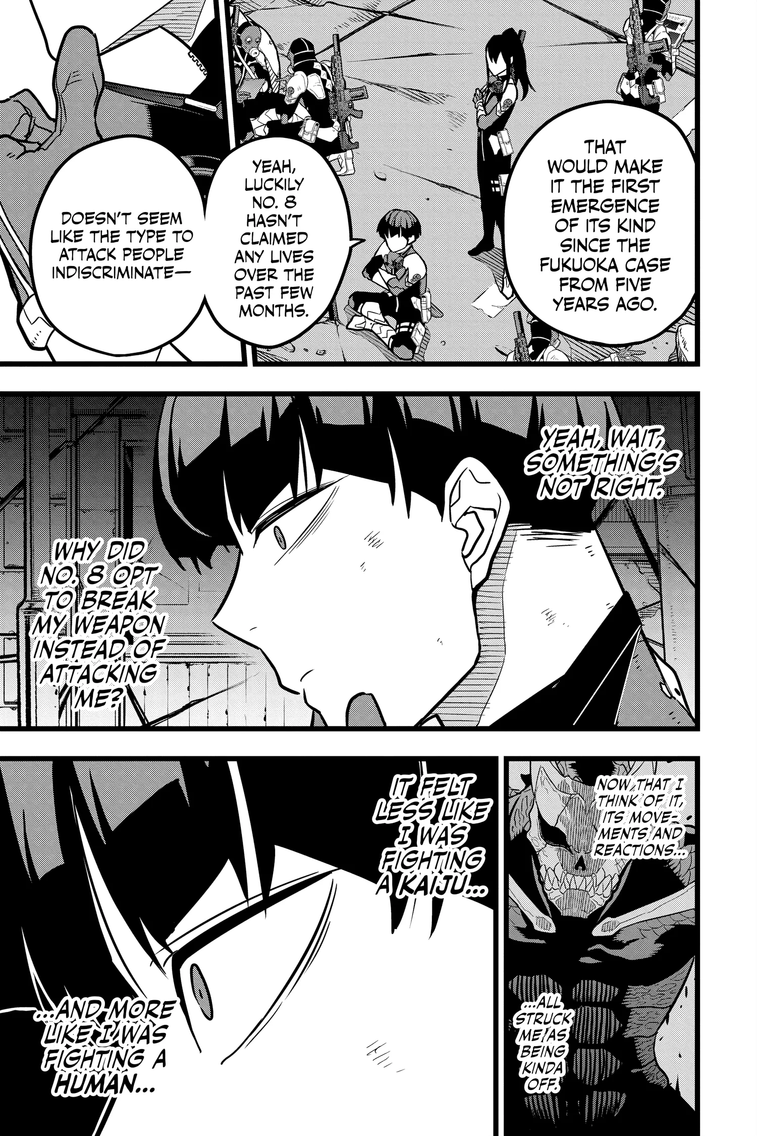 Kaiju No 8 Manga, chapter Vol 3, page 68