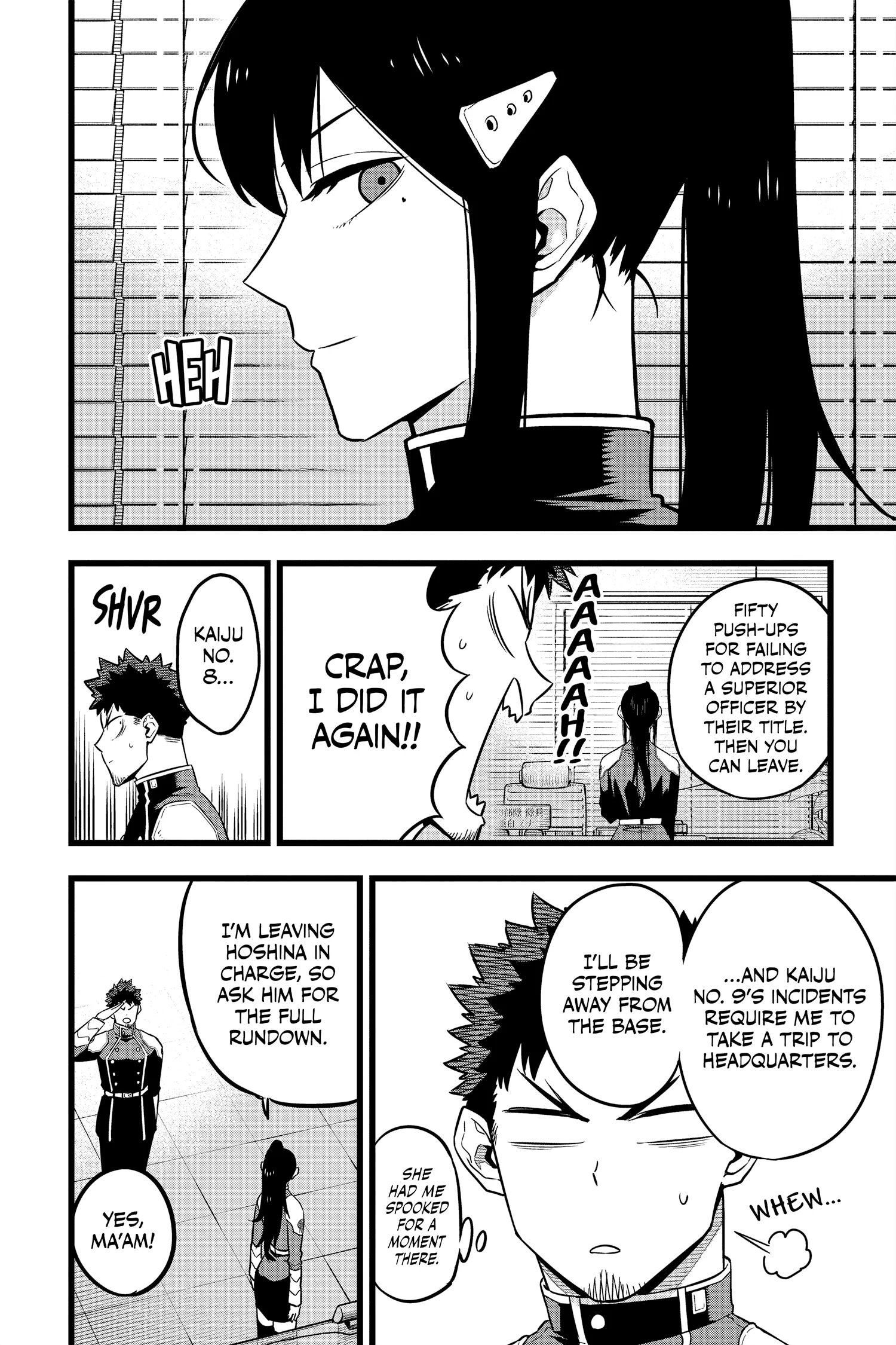 Kaiju No 8 Manga, chapter Vol 3, page 105