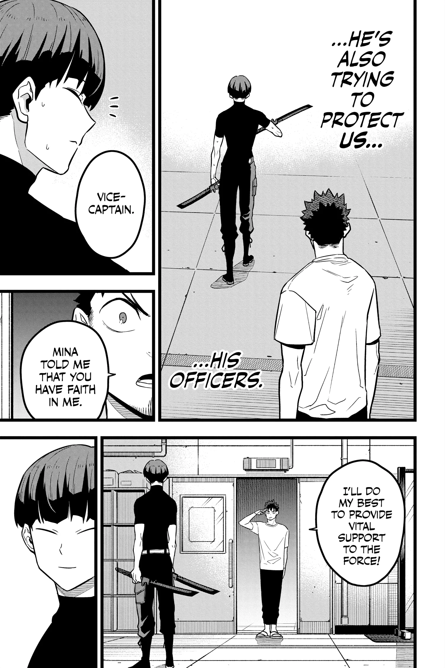 Kaiju No 8 Manga, chapter Vol 3, page 114