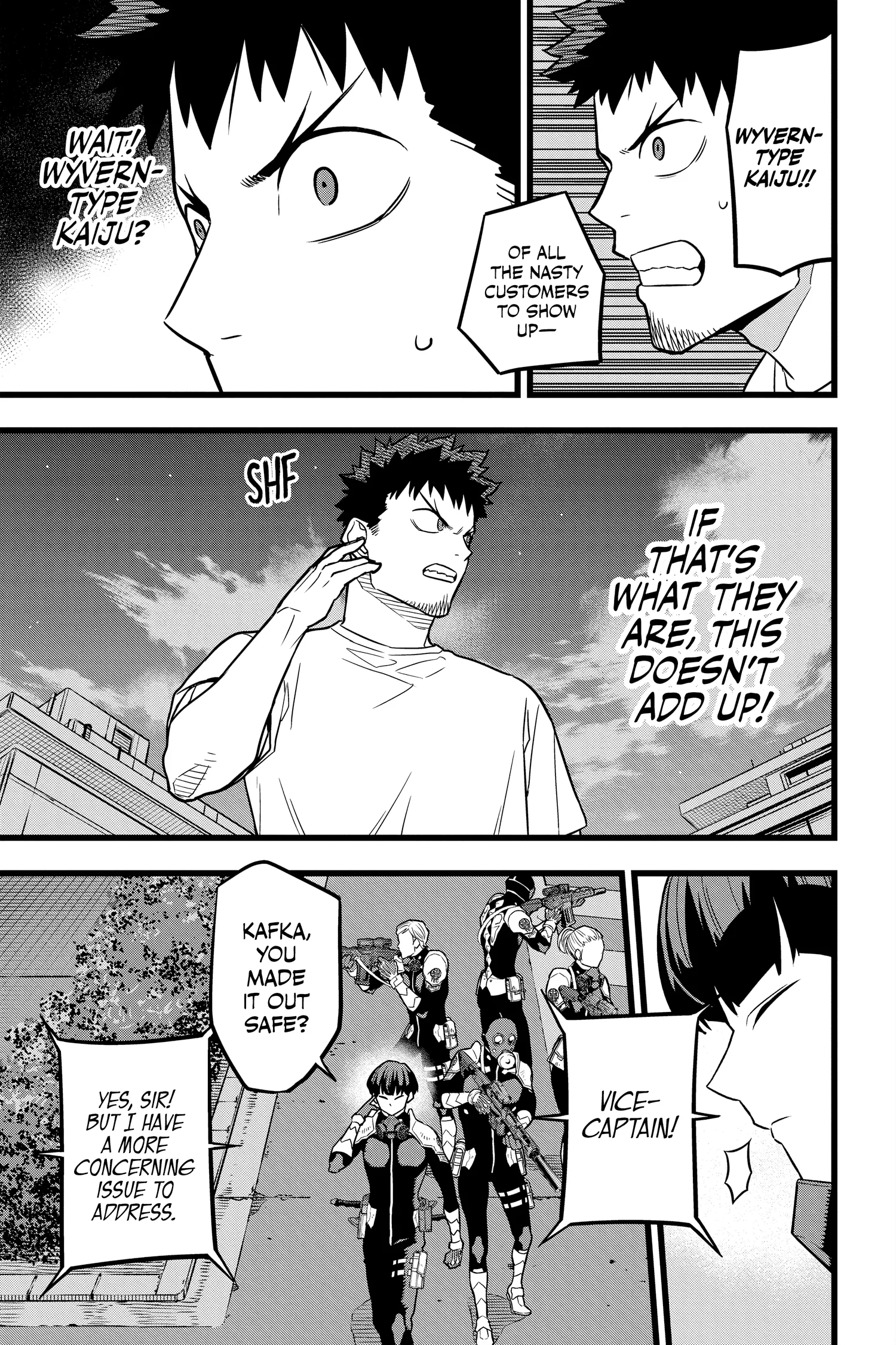Kaiju No 8 Manga, chapter Vol 3, page 130