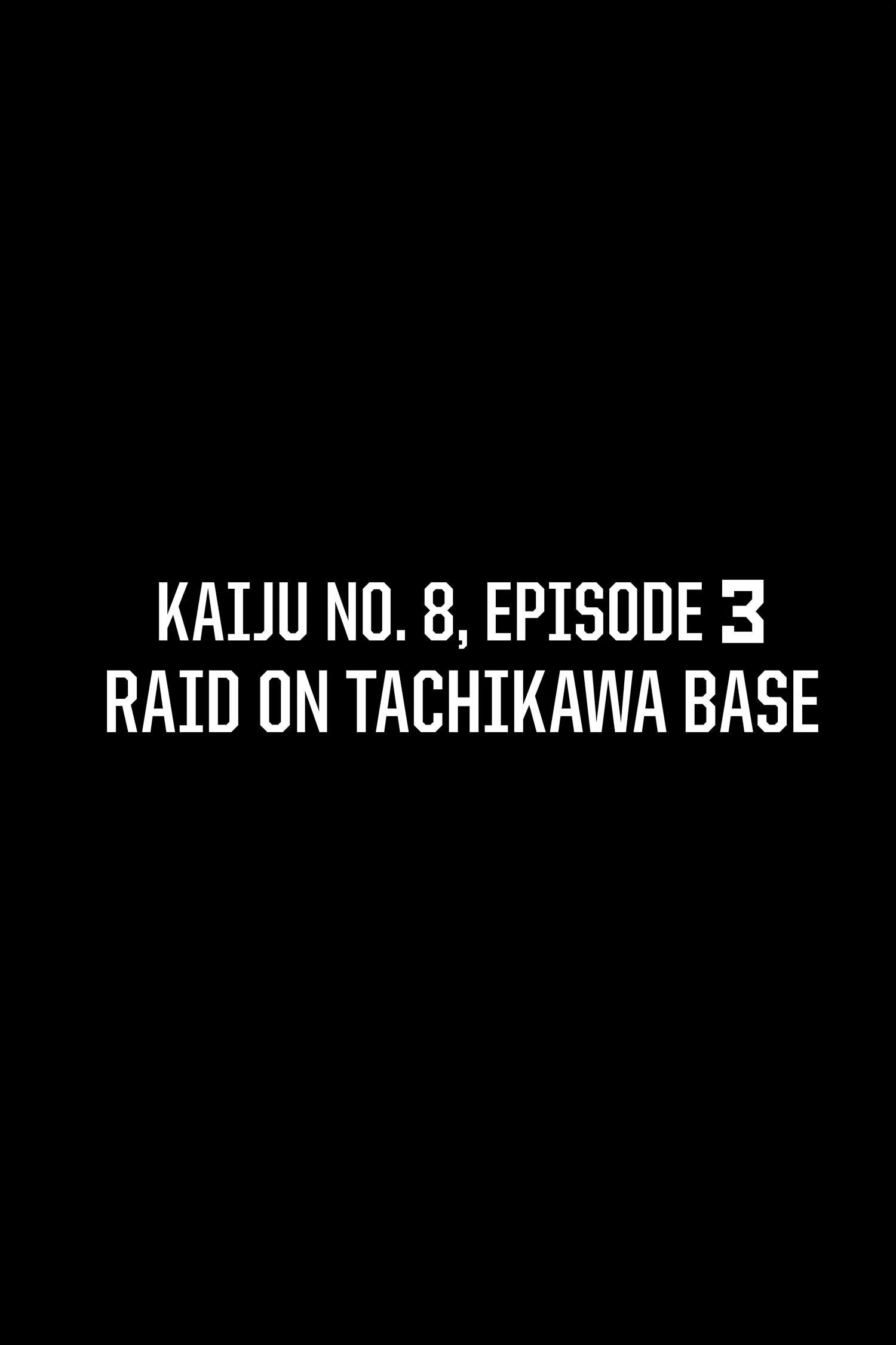 Kaiju No 8 Manga, chapter Vol 3, page 134