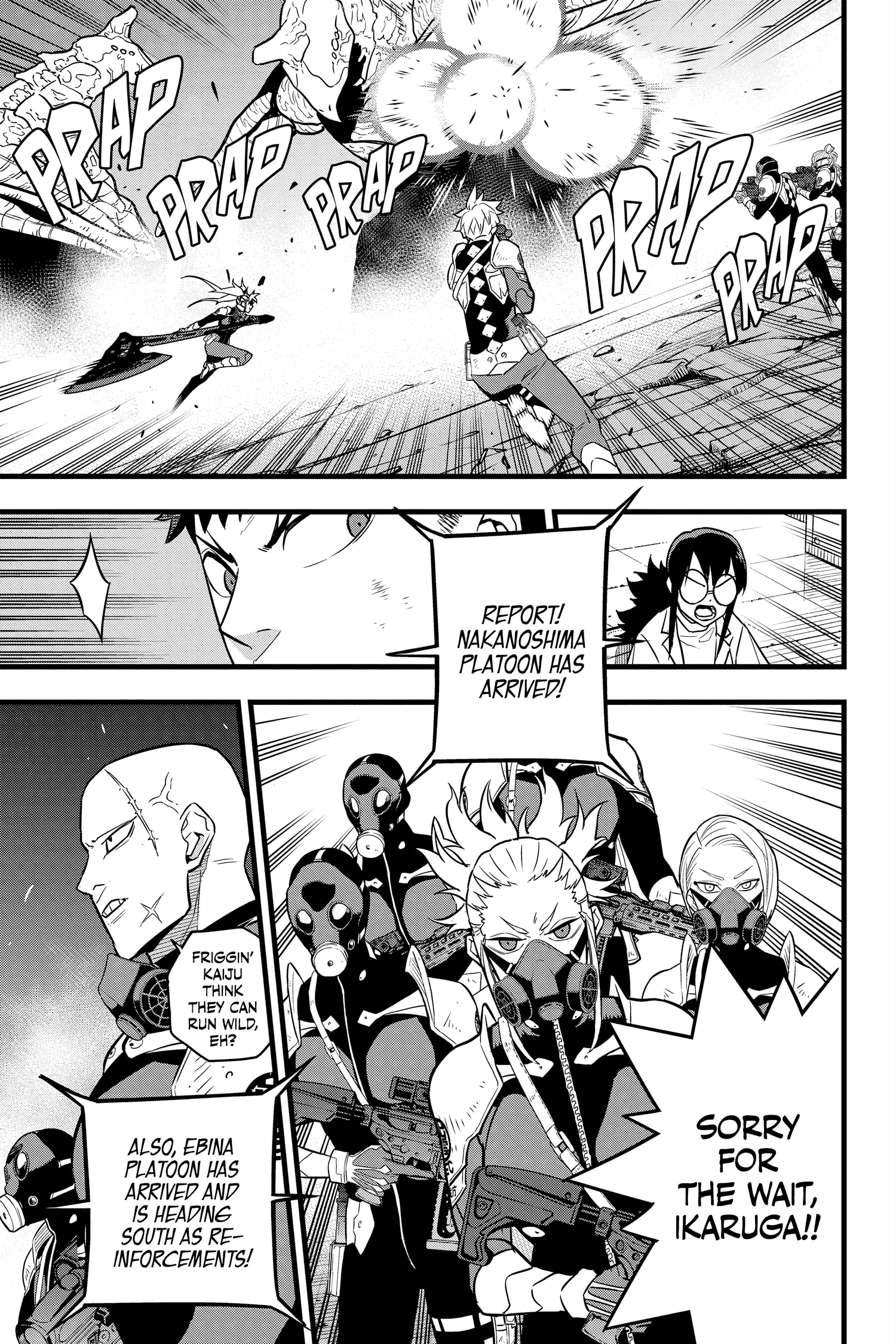 Kaiju No 8 Manga, chapter Vol 4, page 12
