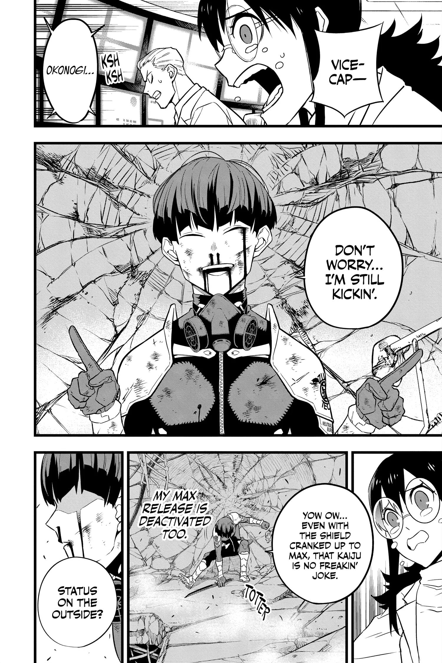 Kaiju No 8 Manga, chapter Vol 4, page 45