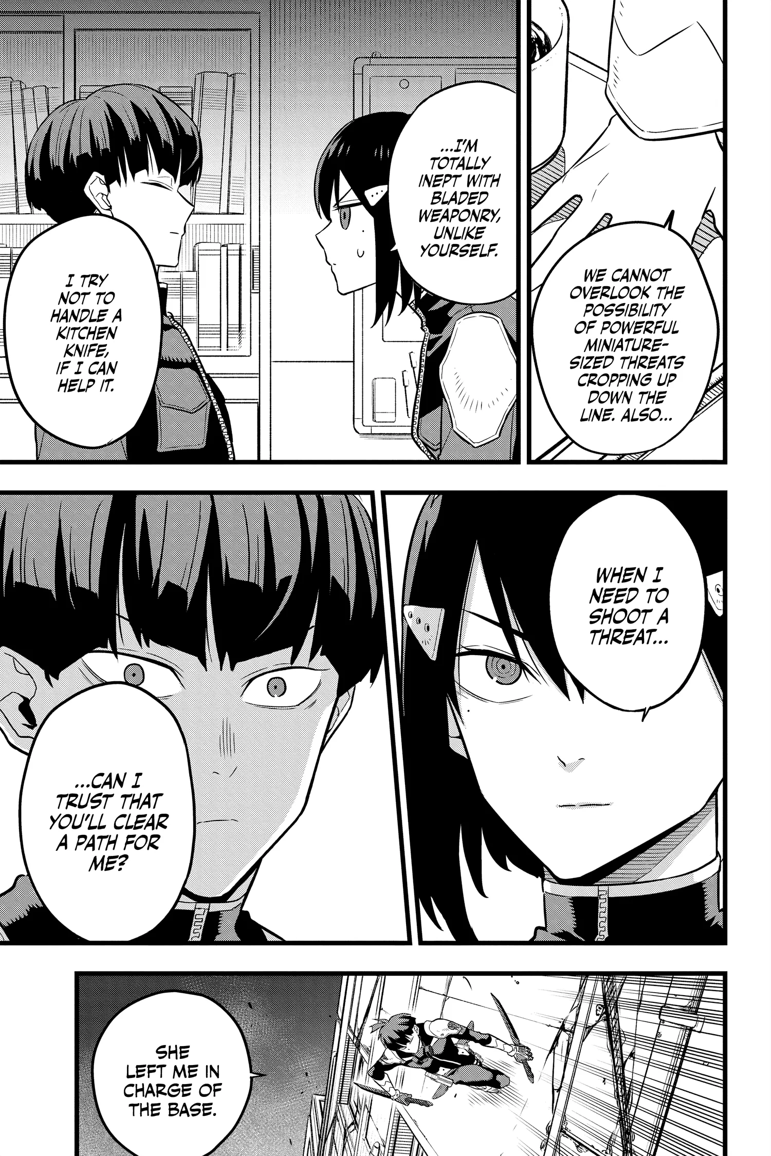 Kaiju No 8 Manga, chapter Vol 4, page 52