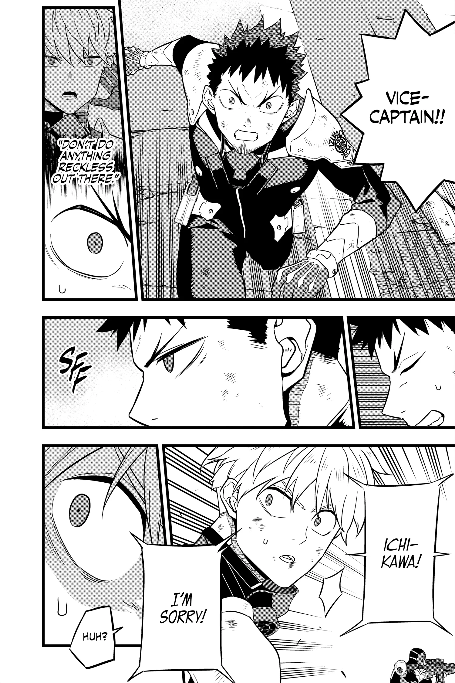 Kaiju No 8 Manga, chapter Vol 4, page 56