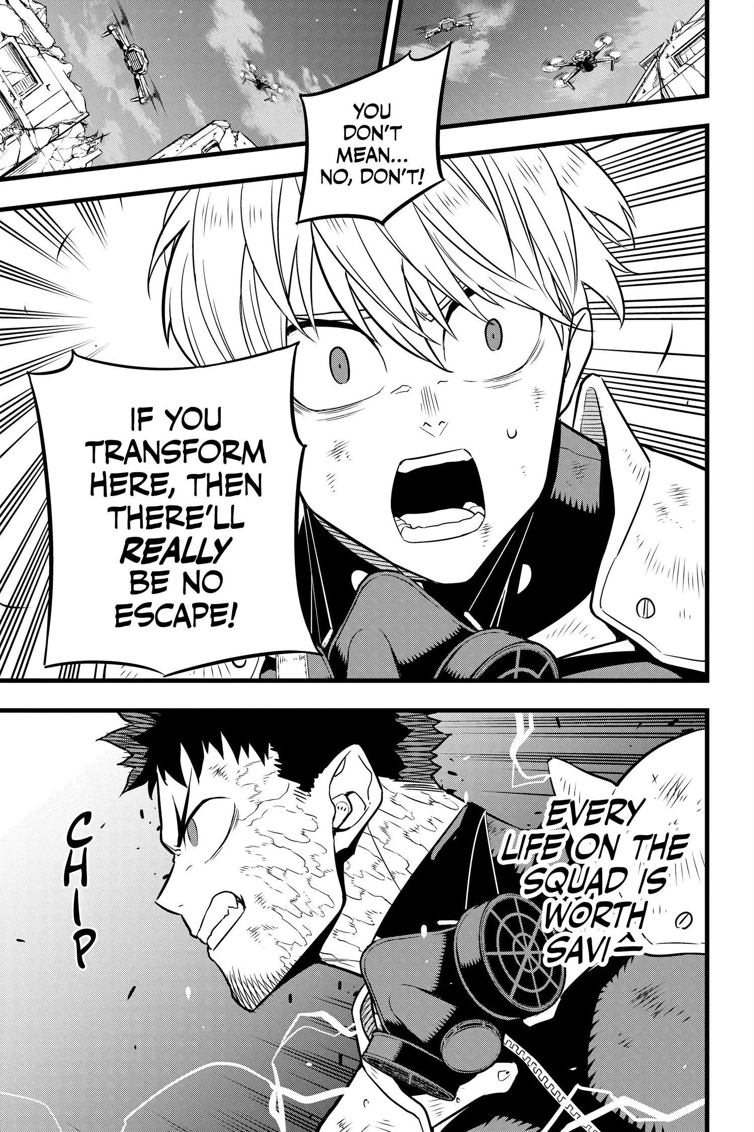 Kaiju No 8 Manga, chapter Vol 4, page 57