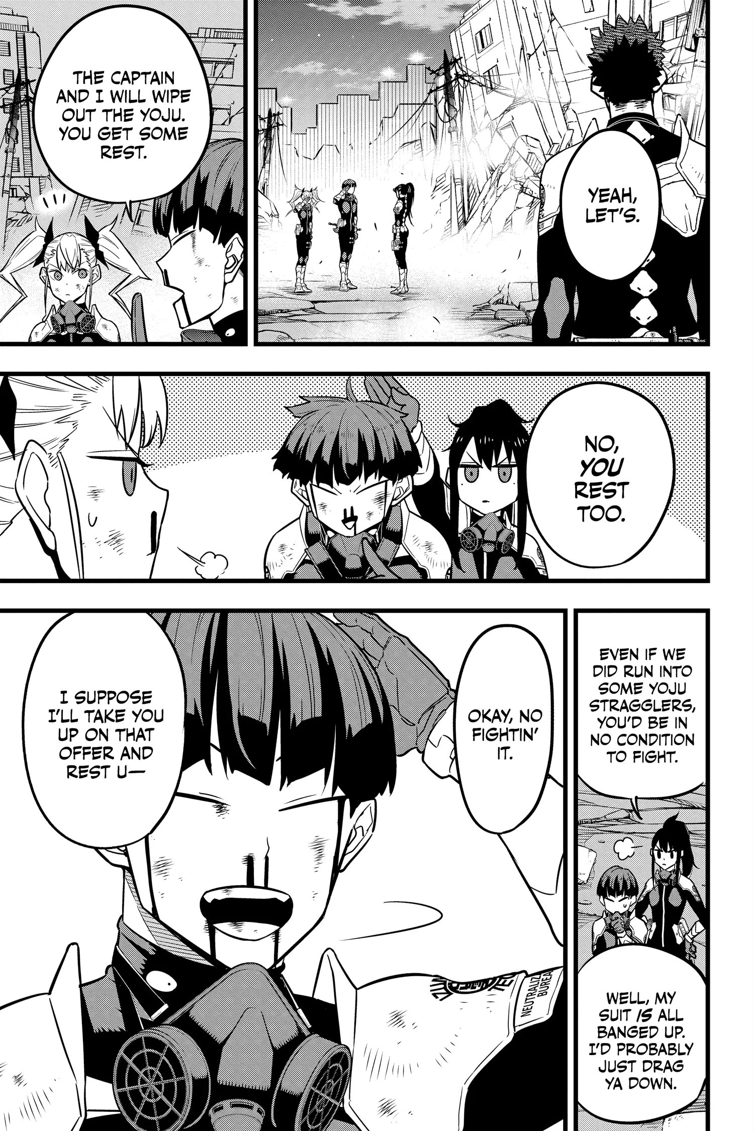 Kaiju No 8 Manga, chapter Vol 4, page 87