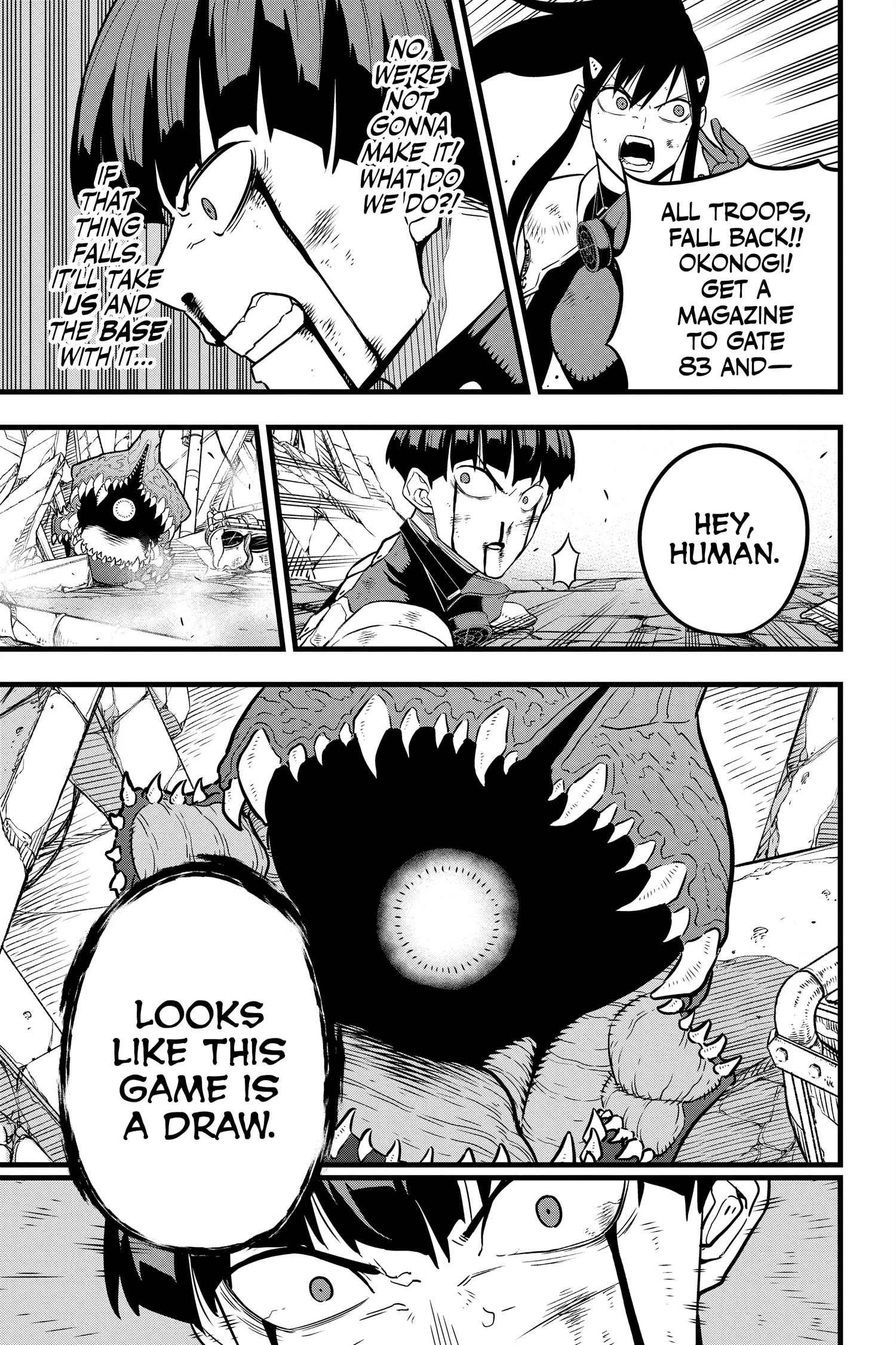 Kaiju No 8 Manga, chapter Vol 4, page 90