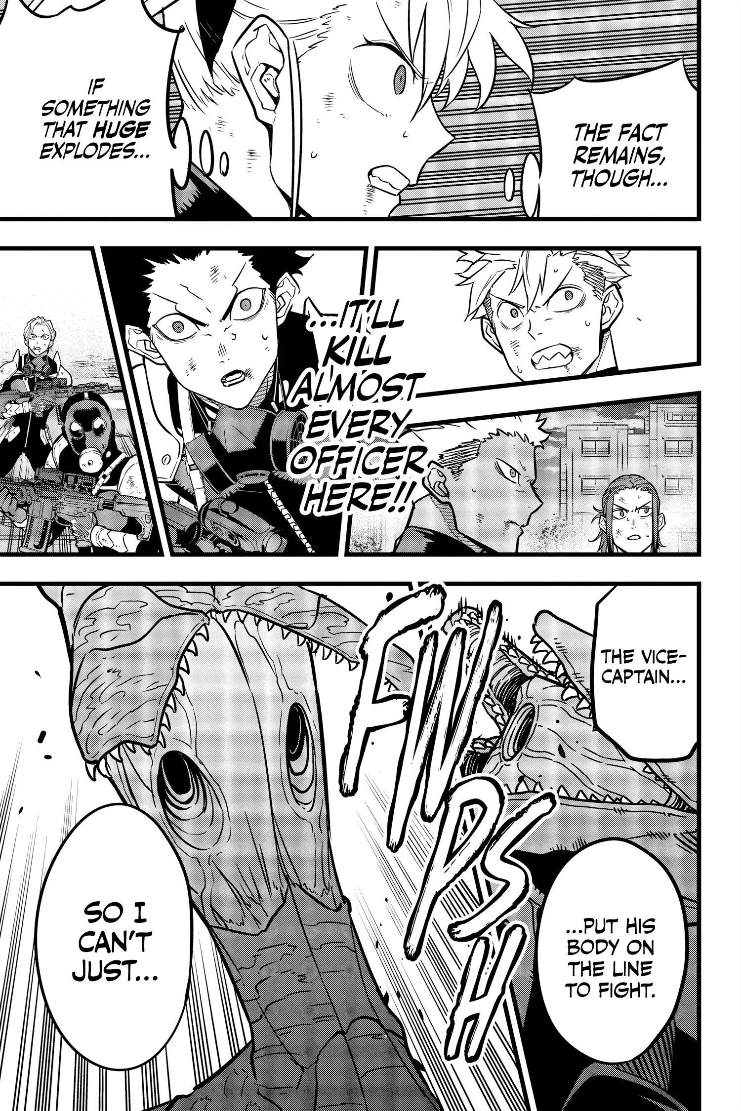 Kaiju No 8 Manga, chapter Vol 4, page 100
