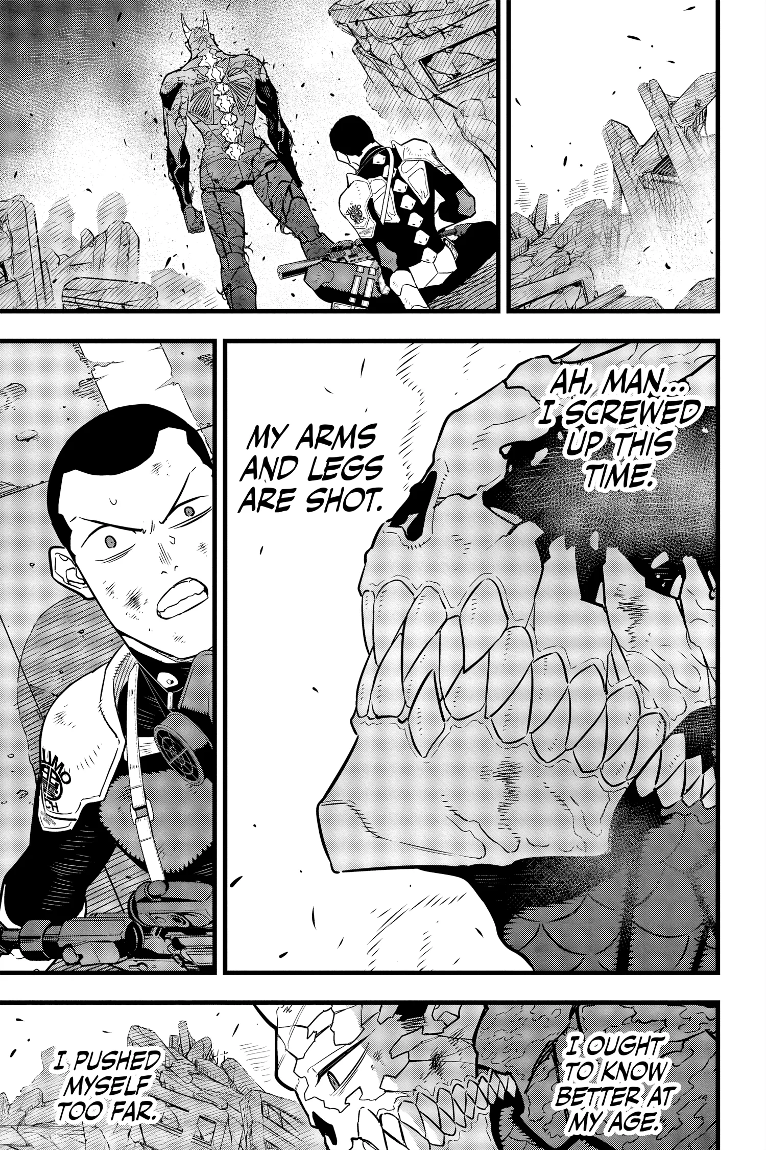Kaiju No 8 Manga, chapter Vol 4, page 111