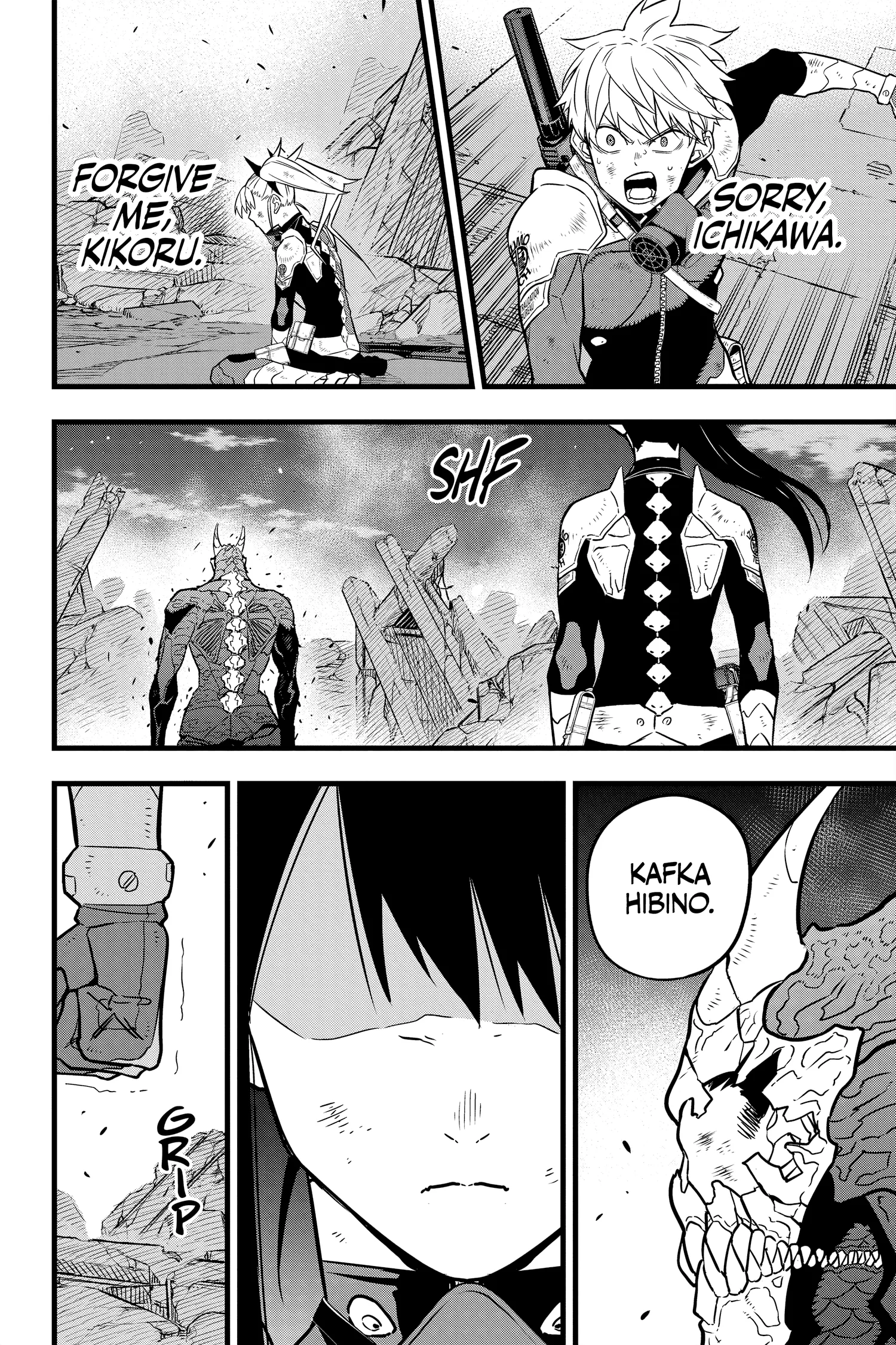 Kaiju No 8 Manga, chapter Vol 4, page 112
