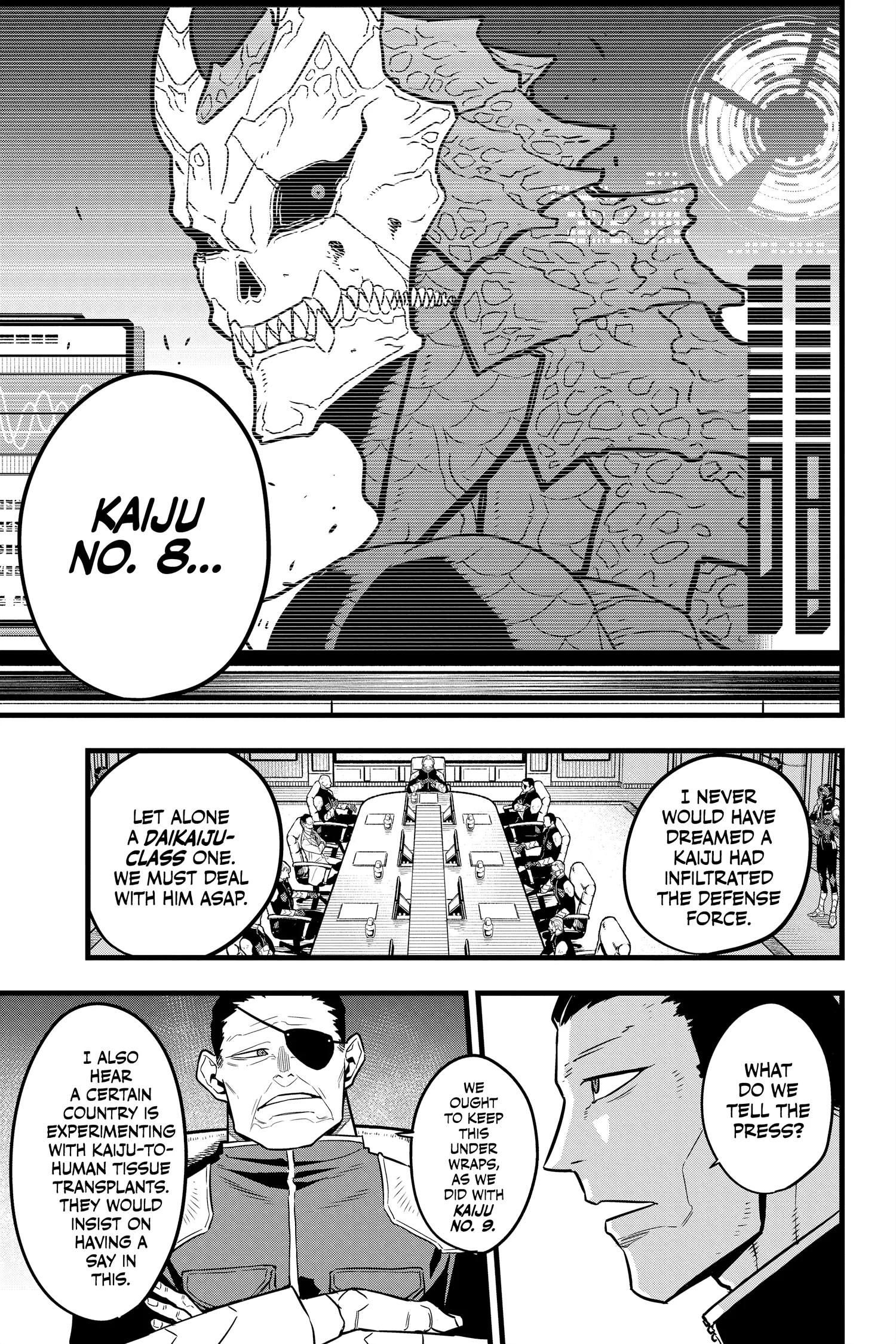 Kaiju No 8 Manga, chapter Vol 4, page 119