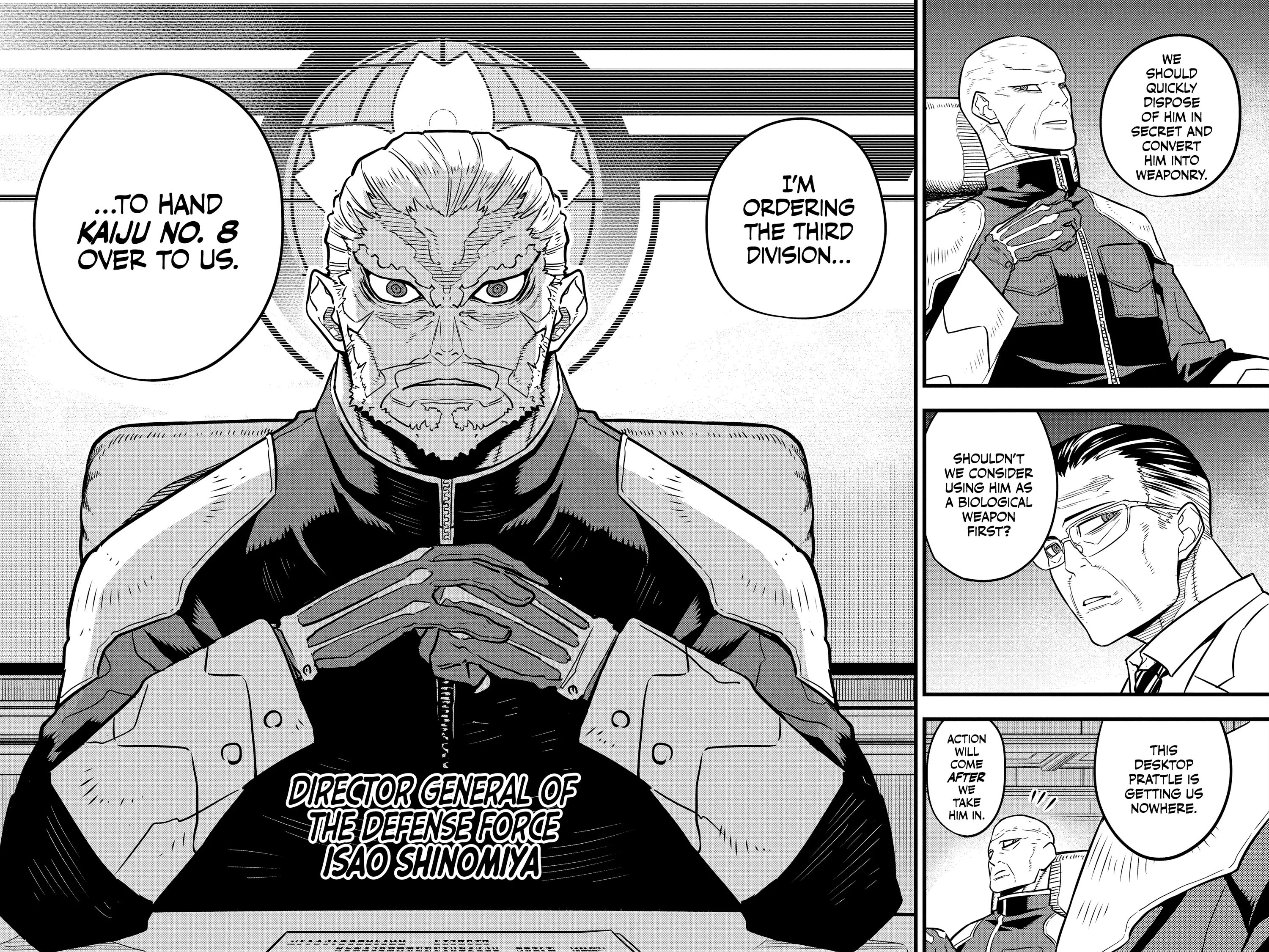 Kaiju No 8 Manga, chapter Vol 4, page 120