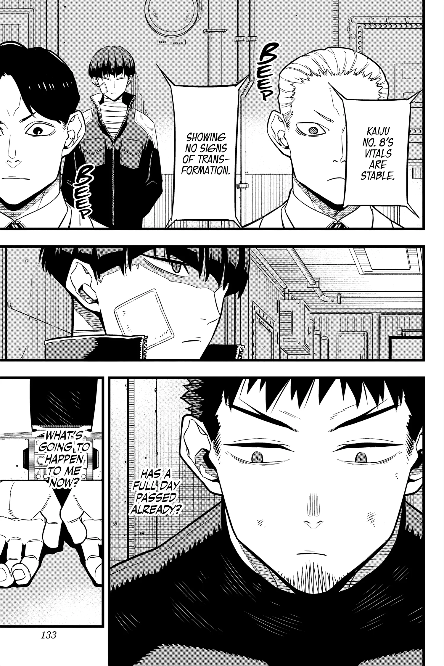 Kaiju No 8 Manga, chapter Vol 4, page 122