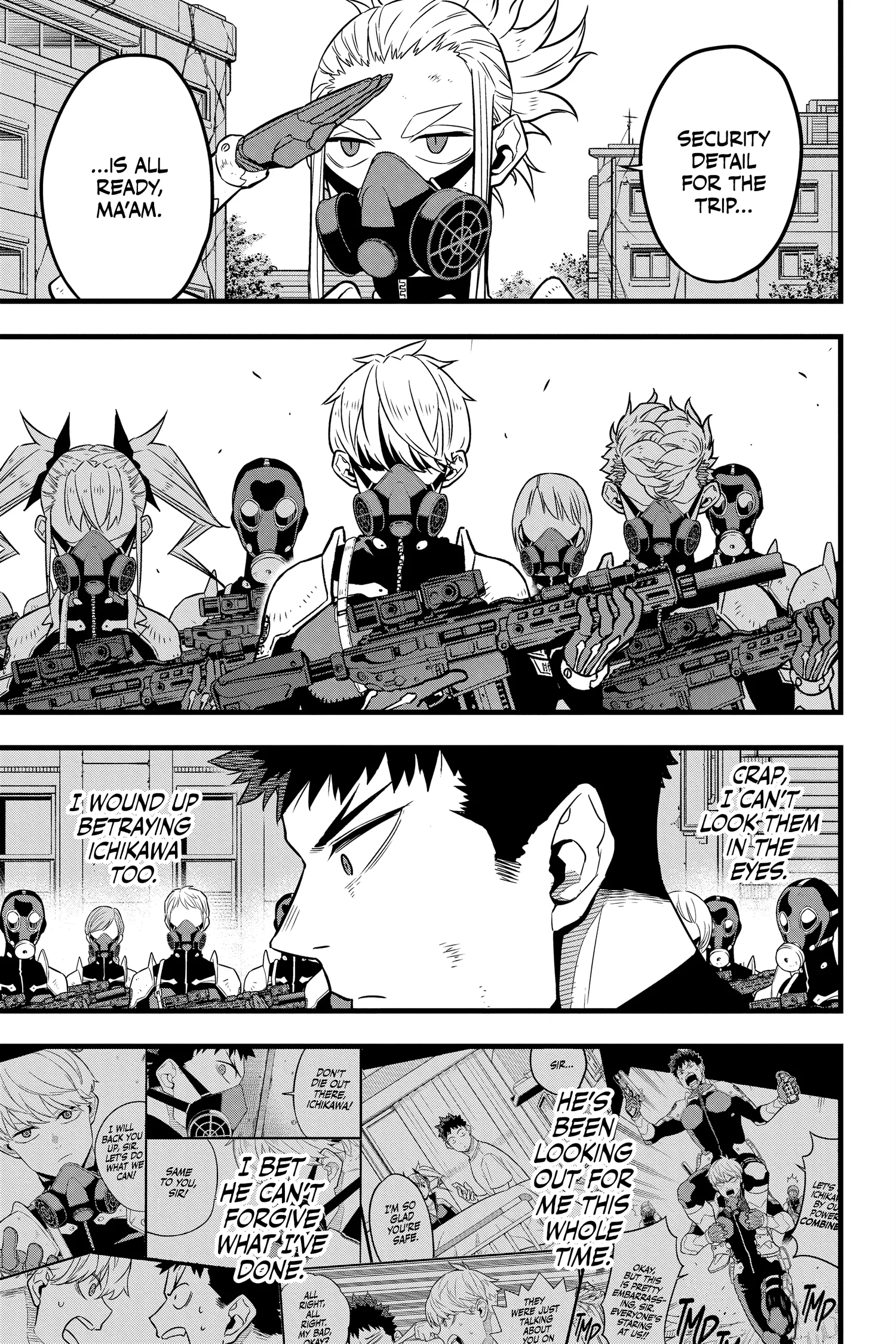 Kaiju No 8 Manga, chapter Vol 4, page 126