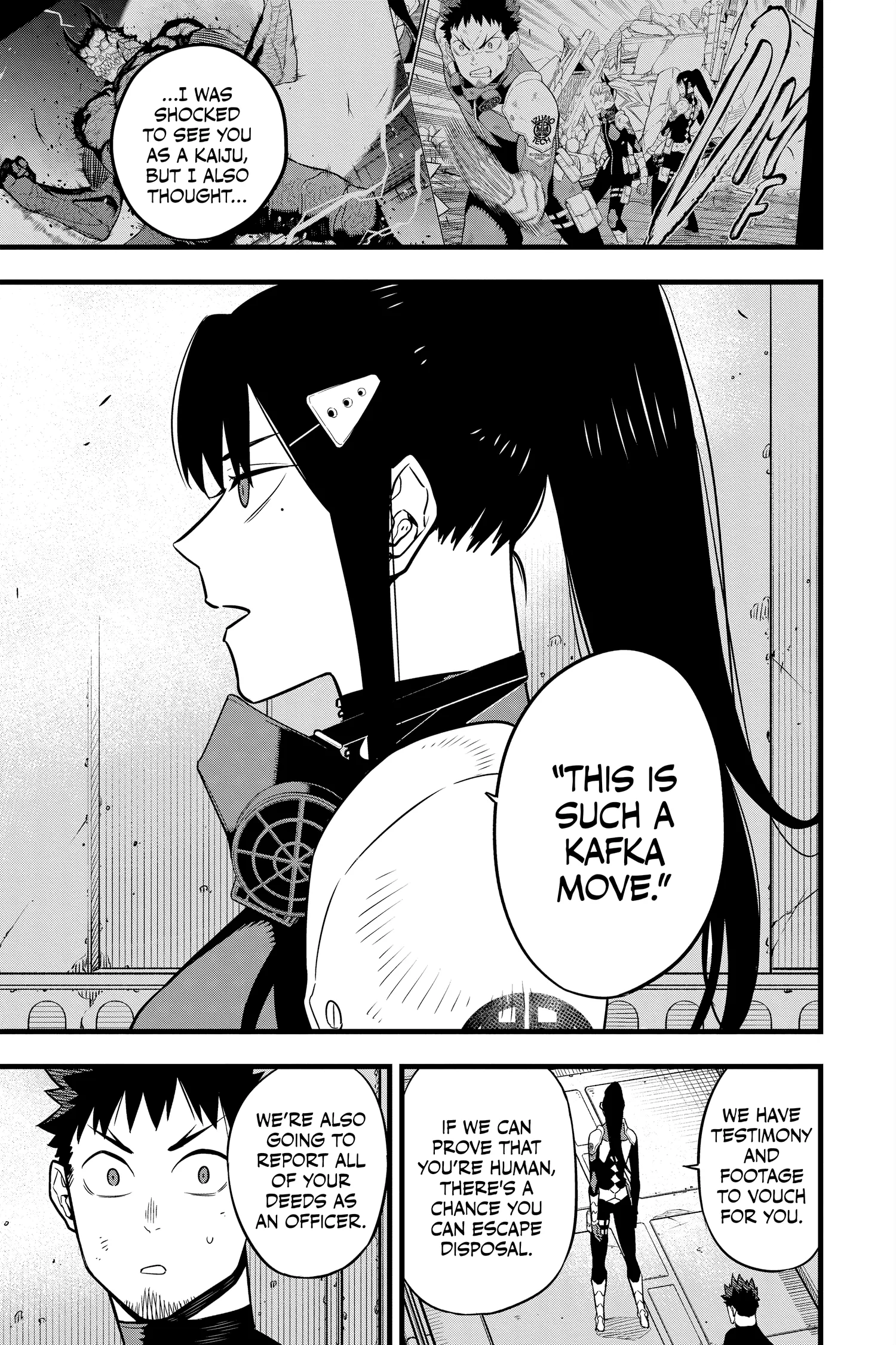 Kaiju No 8 Manga, chapter Vol 4, page 130
