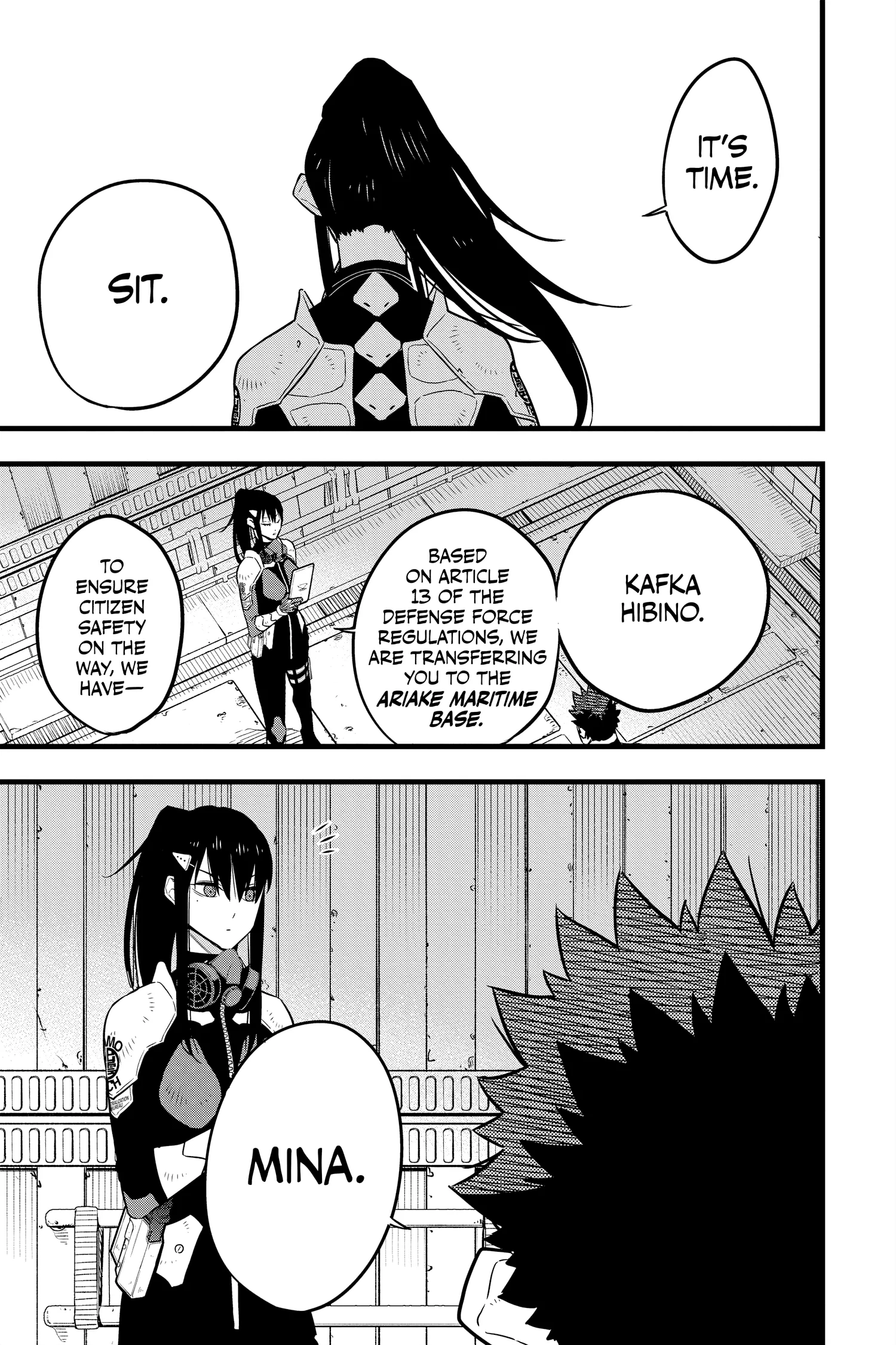 Kaiju No 8 Manga, chapter Vol 4, page 132