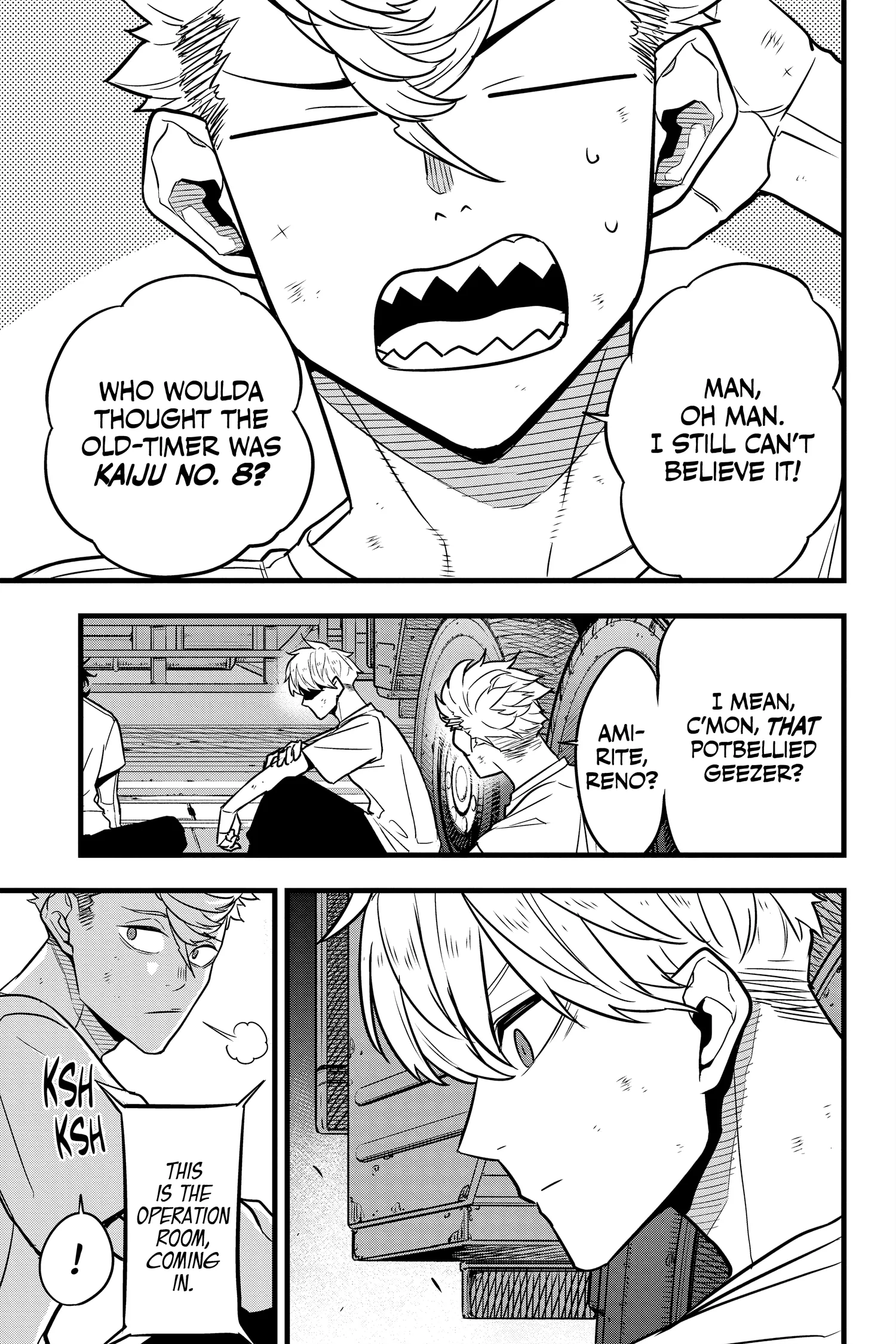 Kaiju No 8 Manga, chapter Vol 4, page 143
