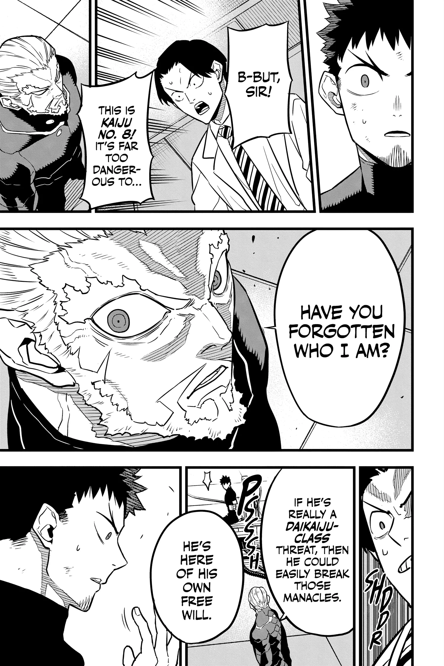 Kaiju No 8 Manga, chapter Vol 4, page 158
