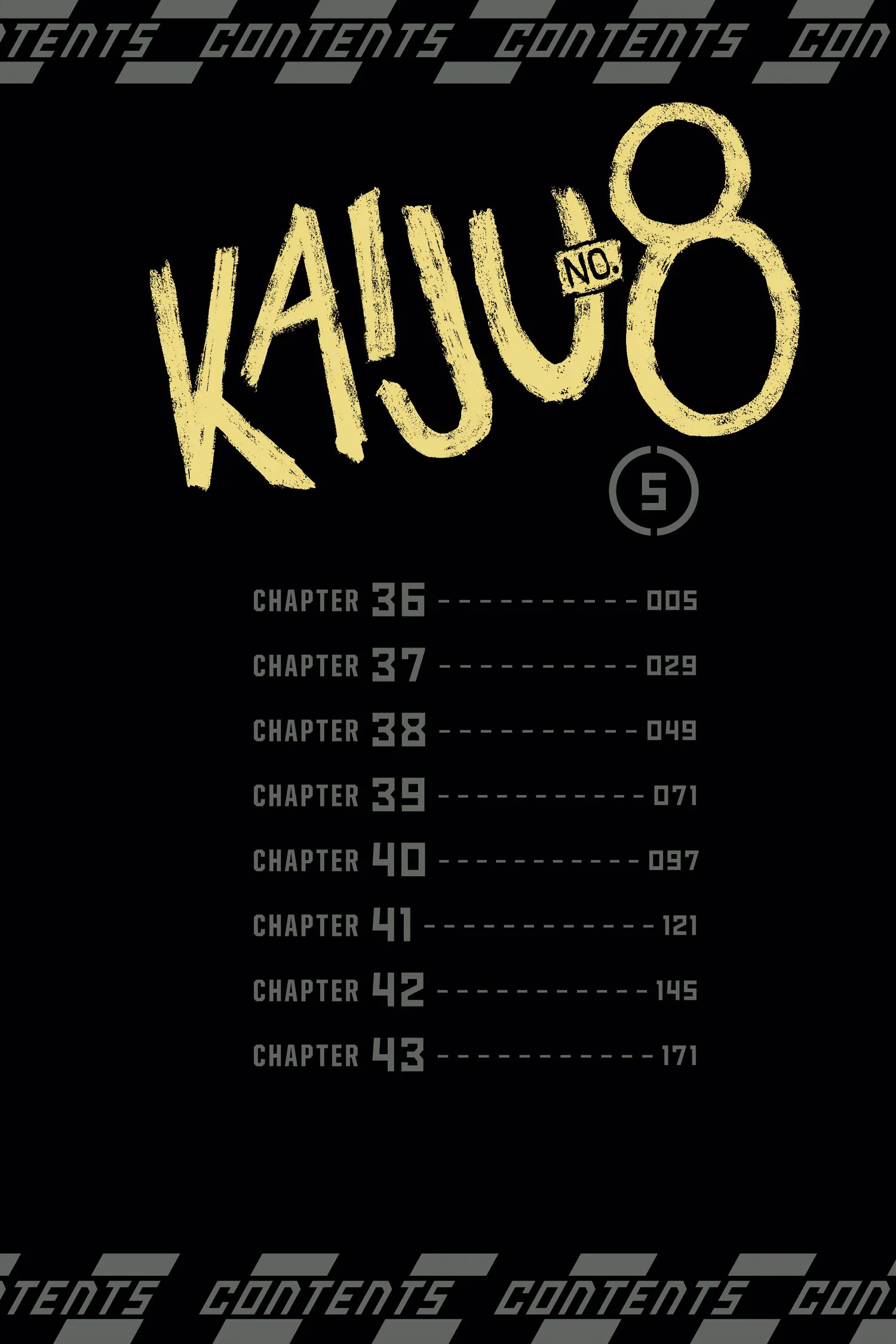Kaiju No 8 Manga, chapter Vol 5, page 4