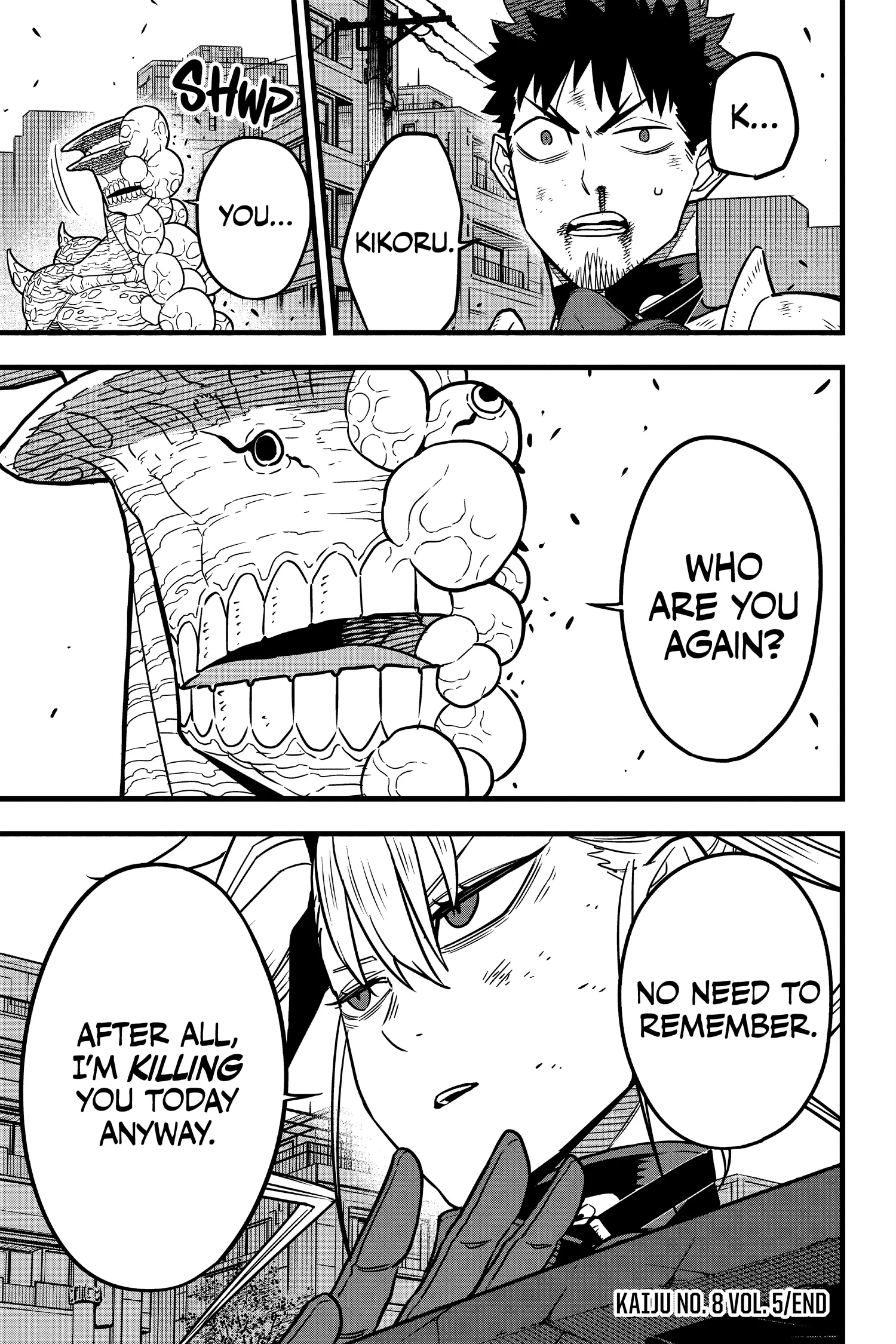 Kaiju No 8 Manga, chapter Vol 5, page 176