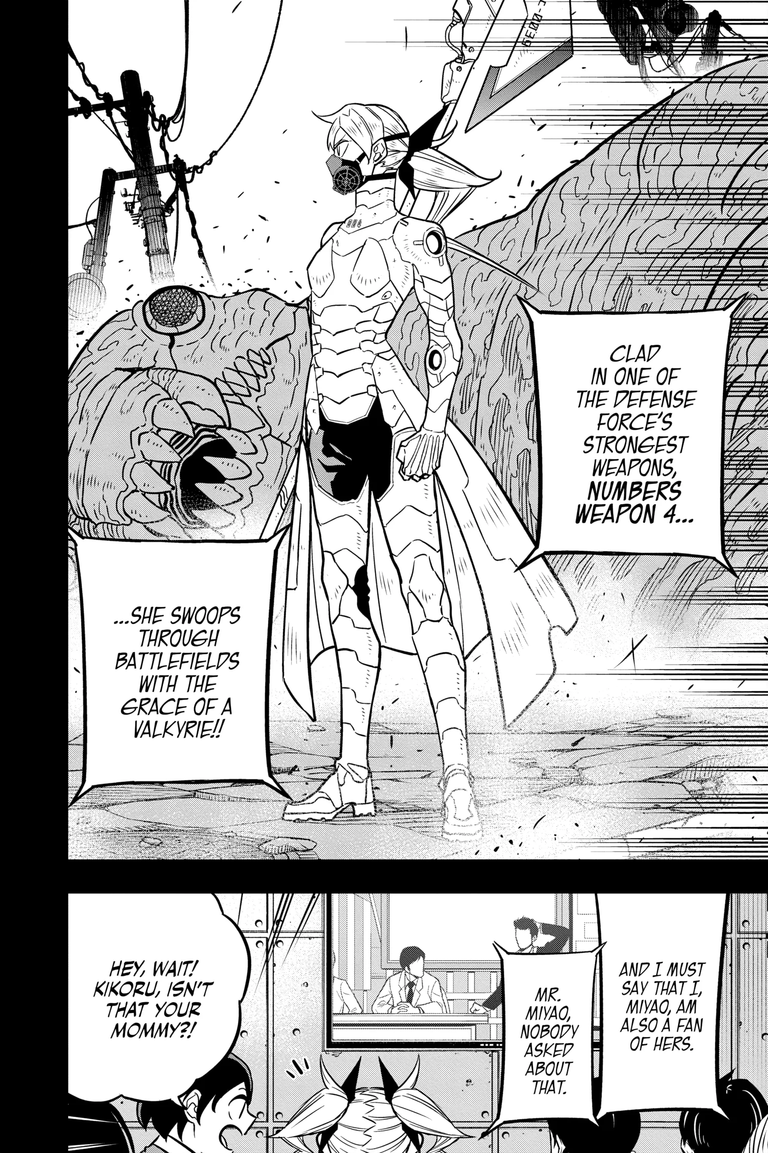 Kaiju No 8 Manga, chapter Vol 6, page 17