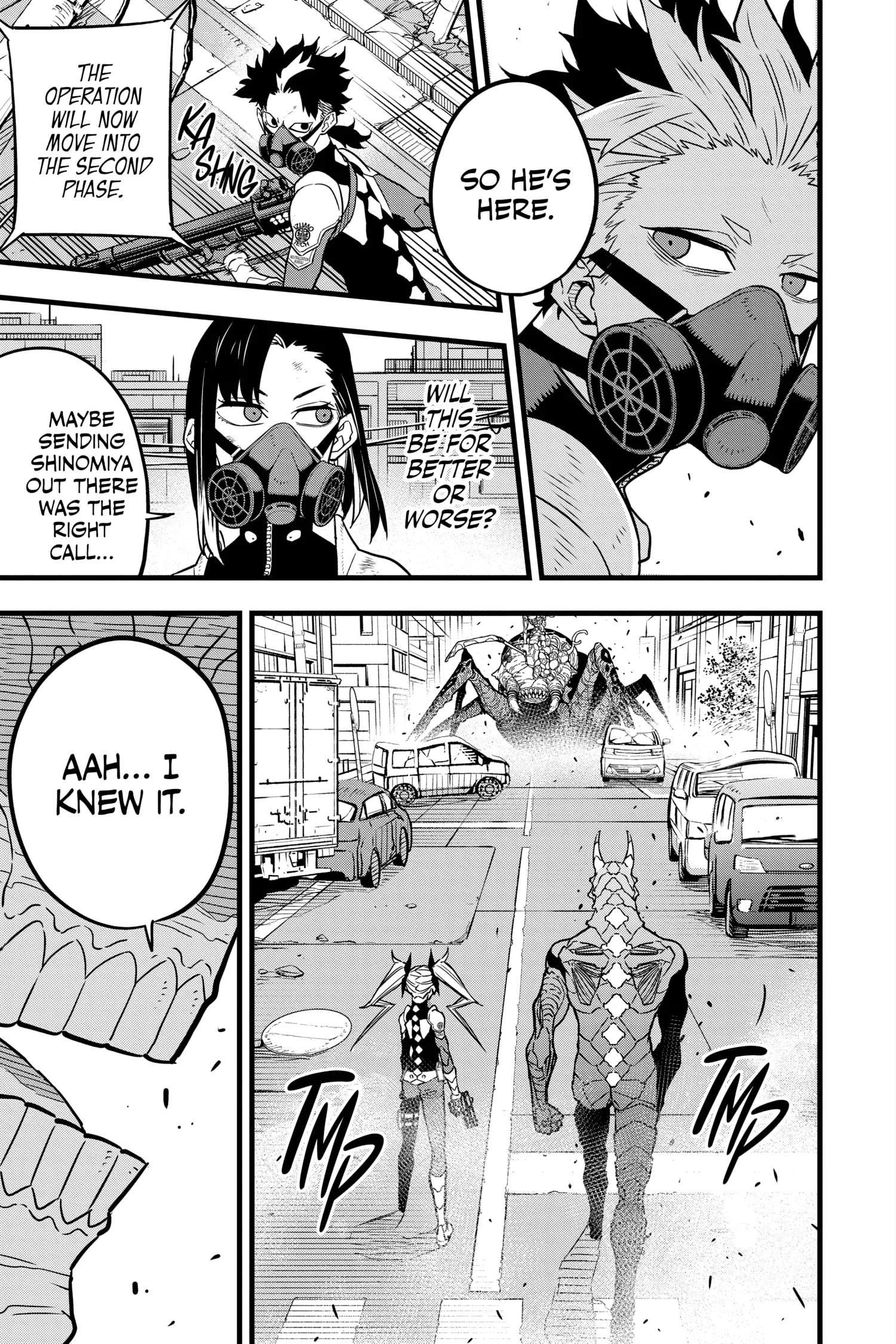 Kaiju No 8 Manga, chapter Vol 6, page 56