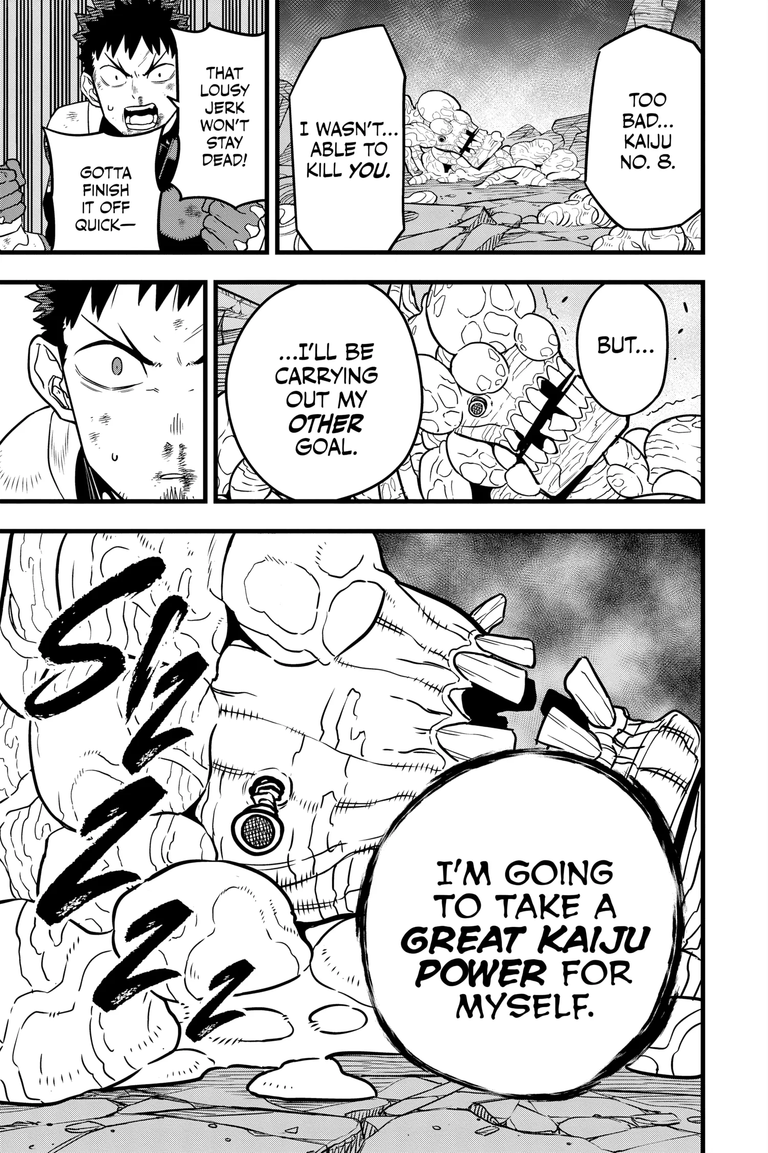 Kaiju No 8 Manga, chapter Vol 6, page 116