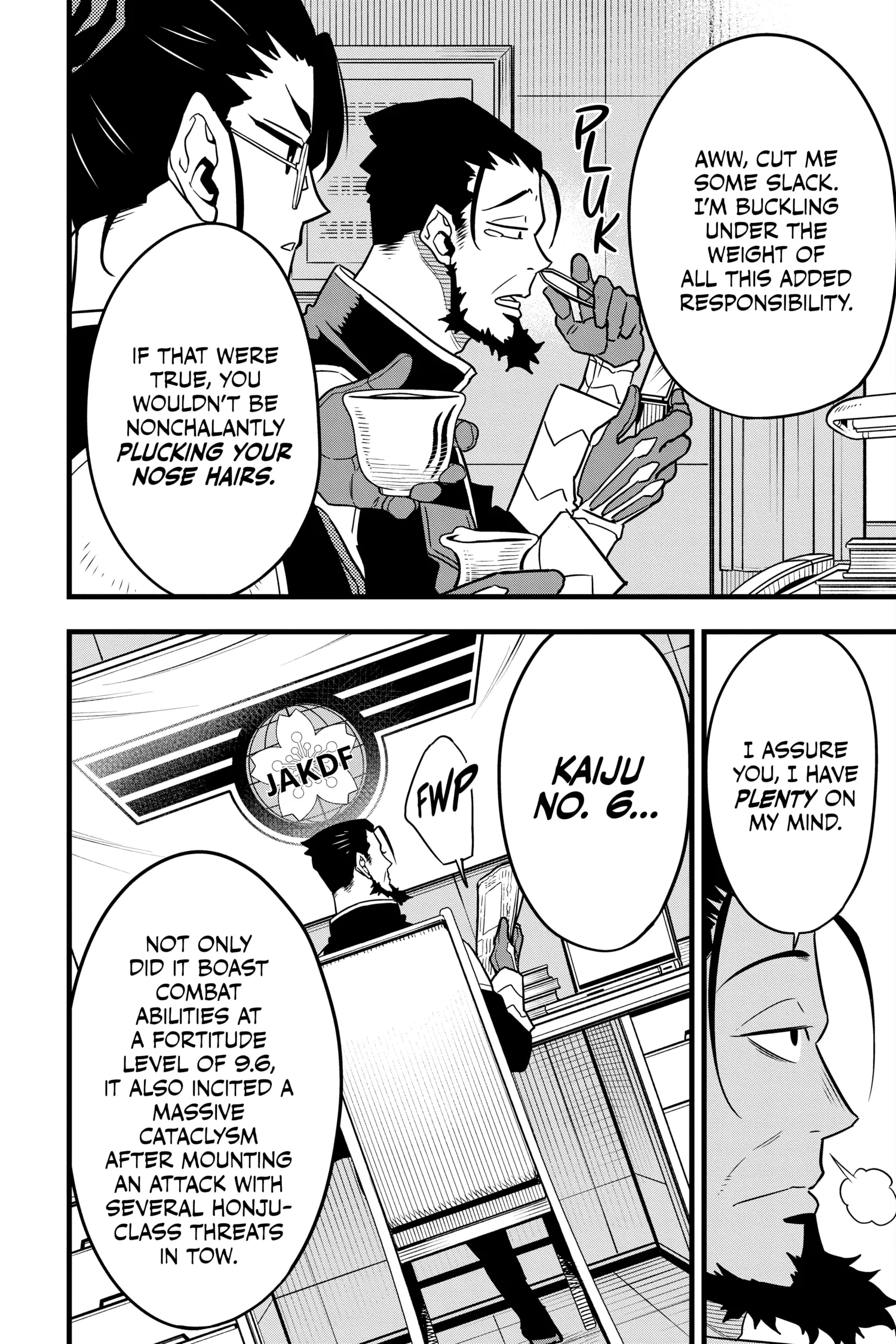 Kaiju No 8 Manga, chapter Vol 7, page 156