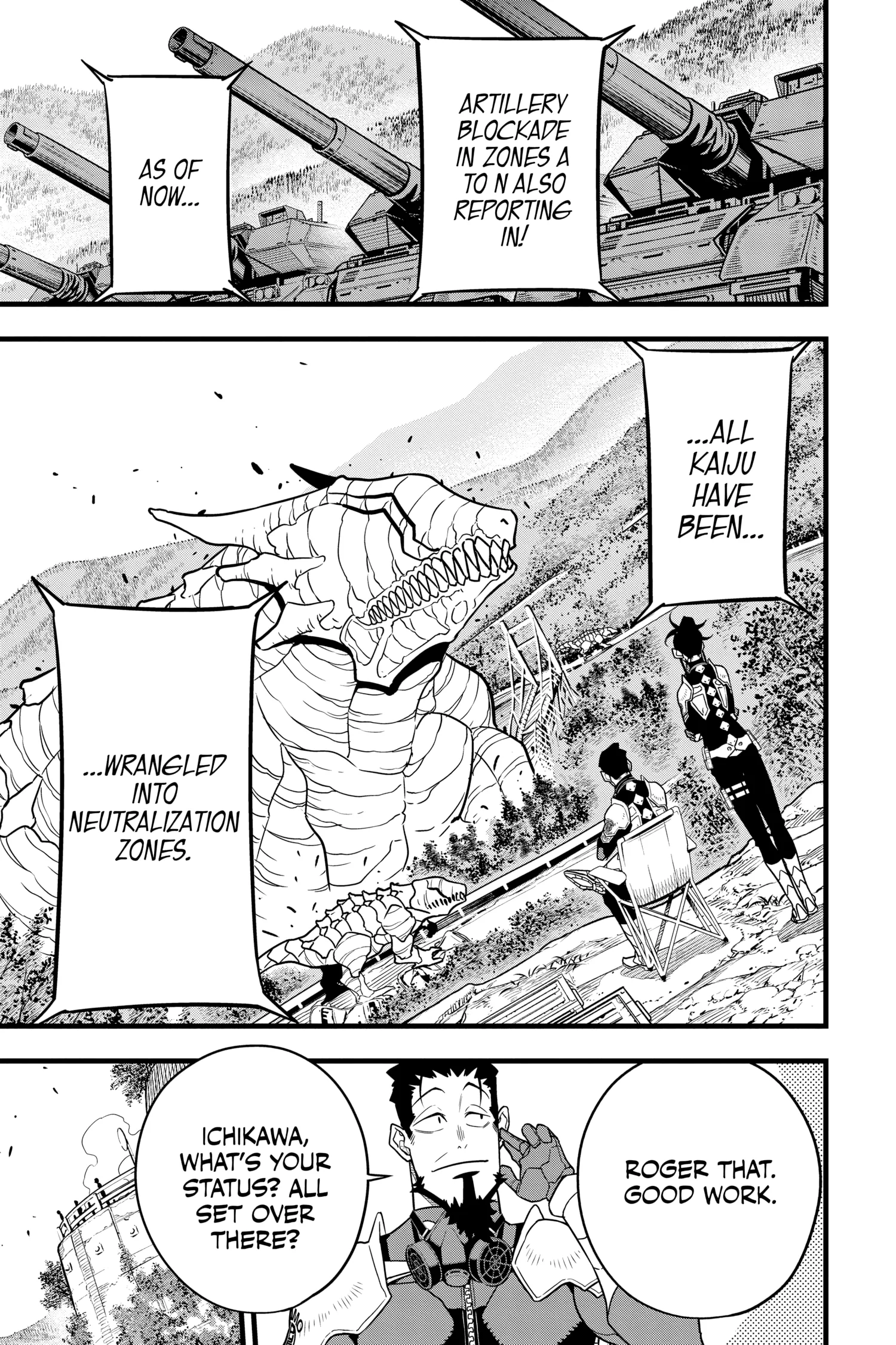 Kaiju No 8 Manga, chapter Vol 8, page 10