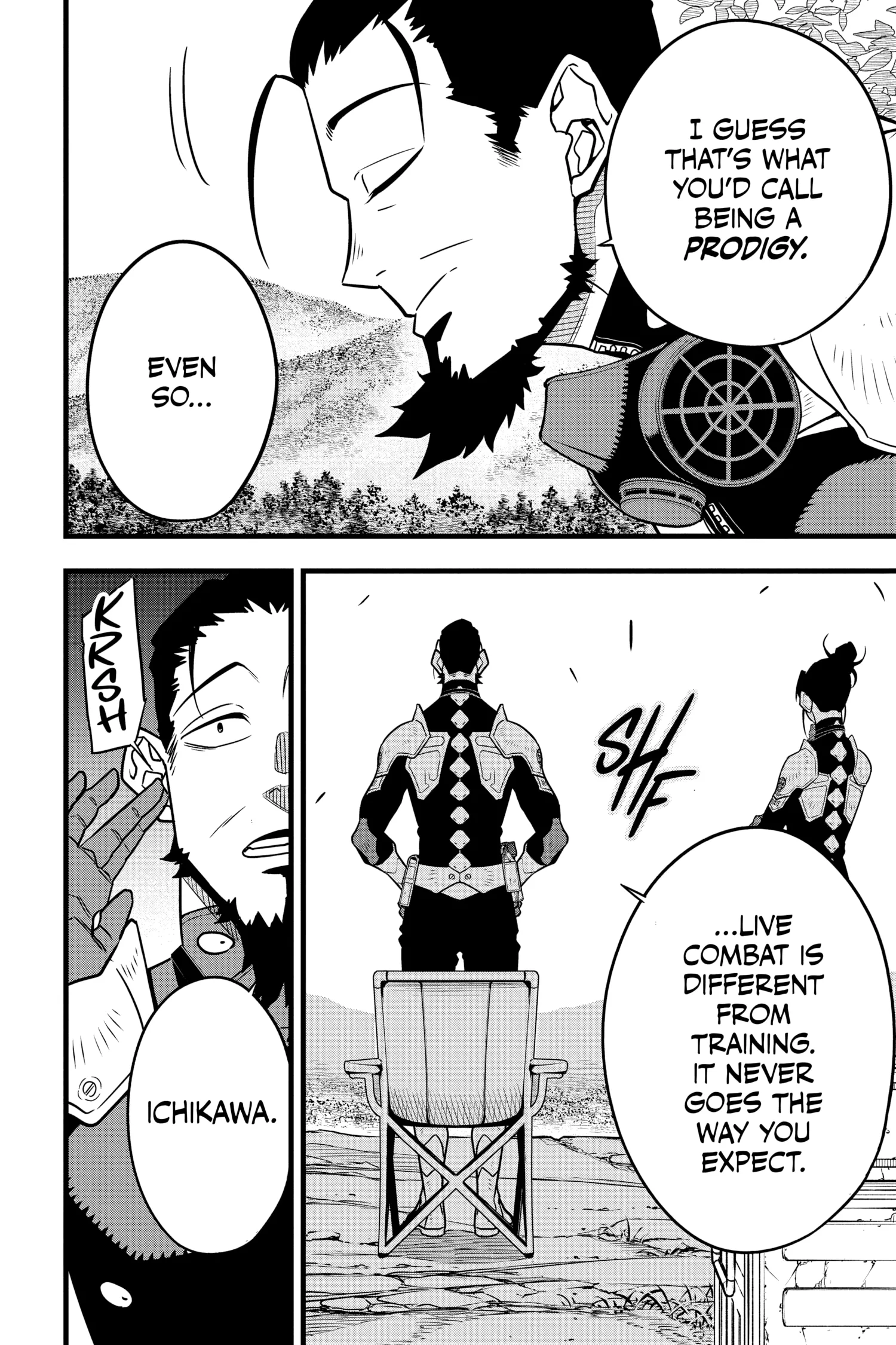 Kaiju No 8 Manga, chapter Vol 8, page 14